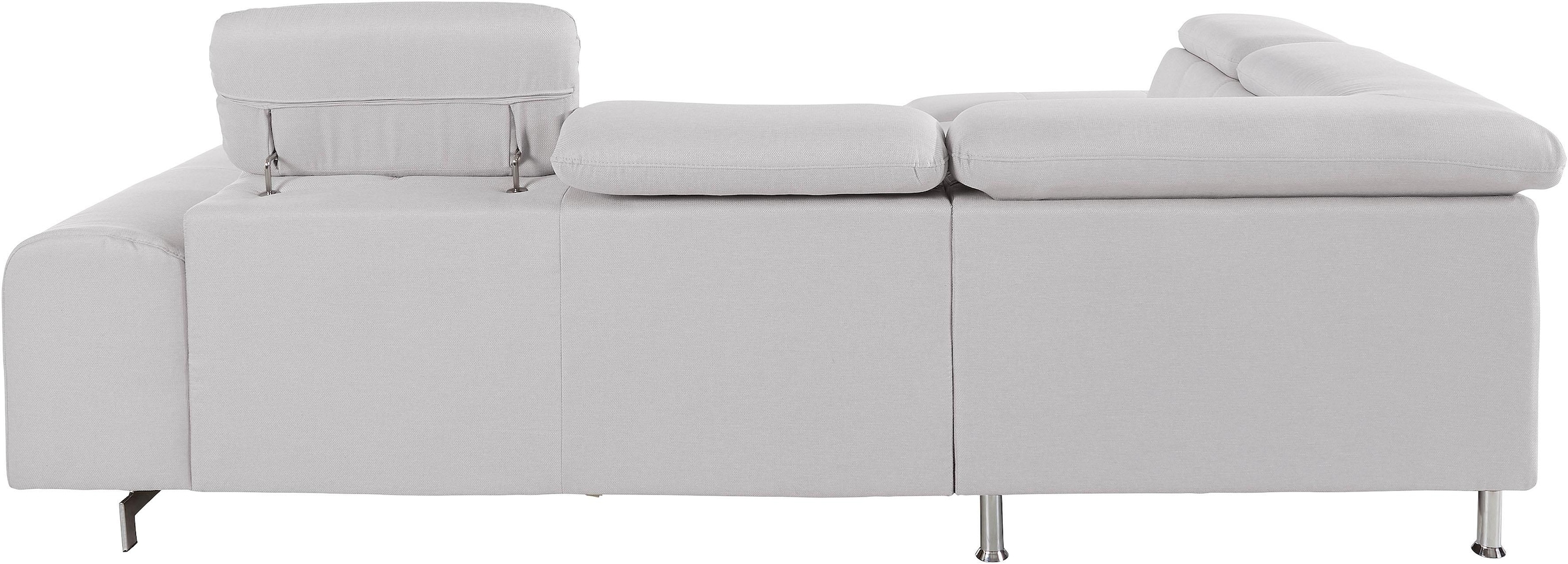 COTTA Ecksofa »Chef L-Form«, mit Kopfteilverstellung, wahlweise mit Bettfunktion & Bettkasten