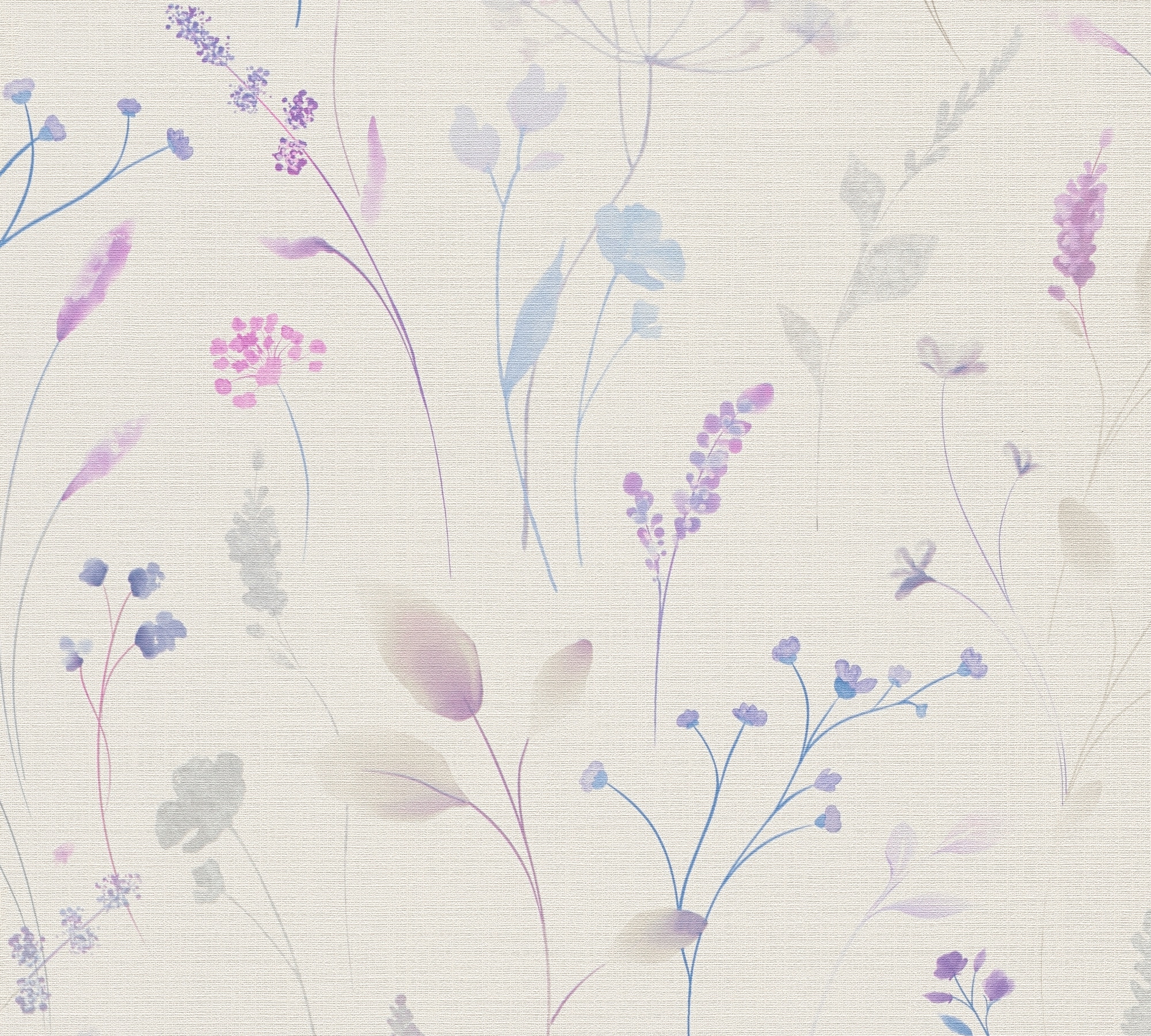 A.S. Création Vliestapete »Pintwalls III Aquarellblumen-Tapete« geblümt strukturiert Zarte Blumentapete in Aquarelloptik – Schlaf-, Wohnzimmer, Flur