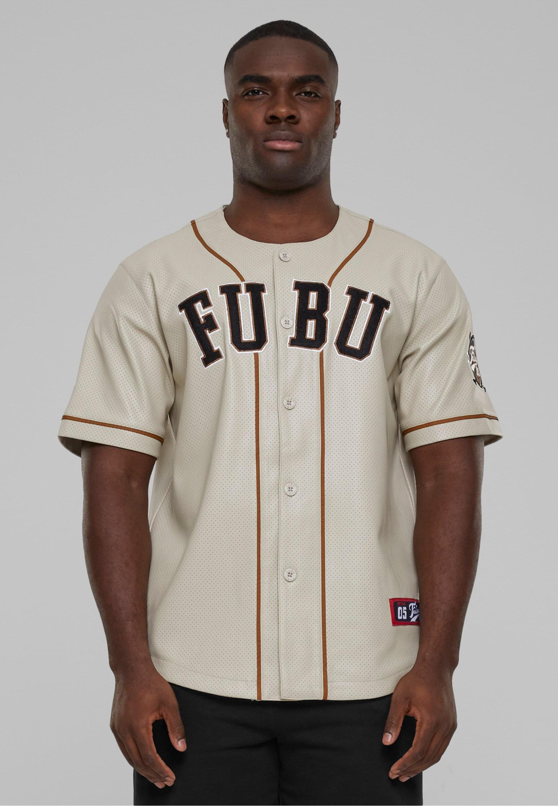 Fubu T-Shirt »Fubu Herren FM233-007-1 FUBU College Leather Baseball Jersey«