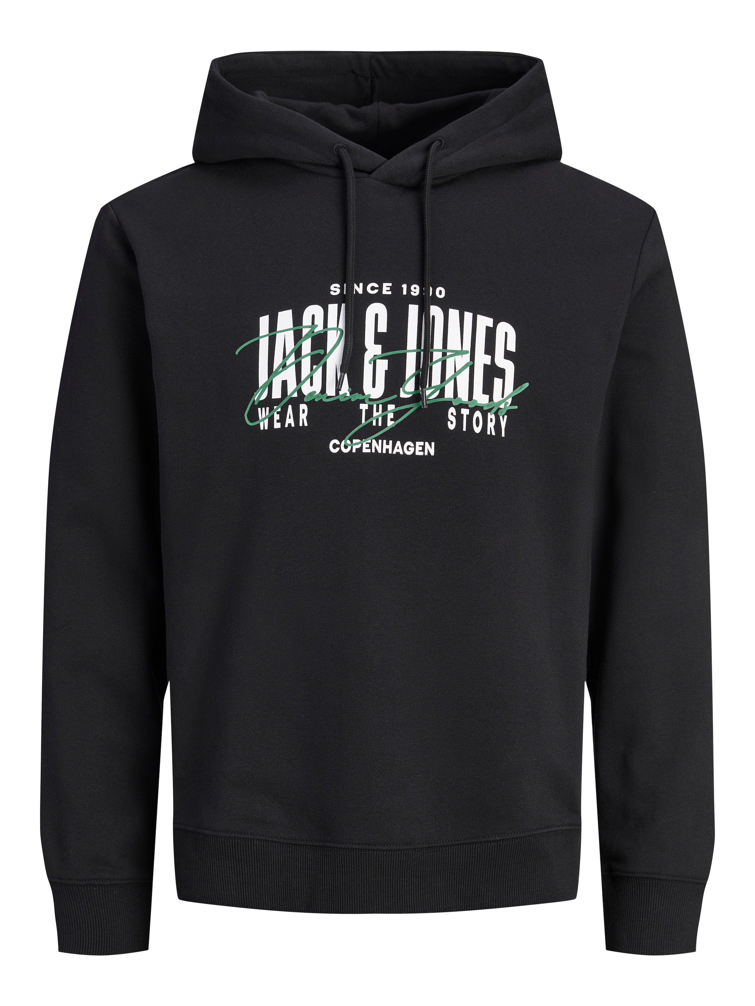 Jack & Jones "JJAERO SWEAT HOOD", Materialmix, regular fit