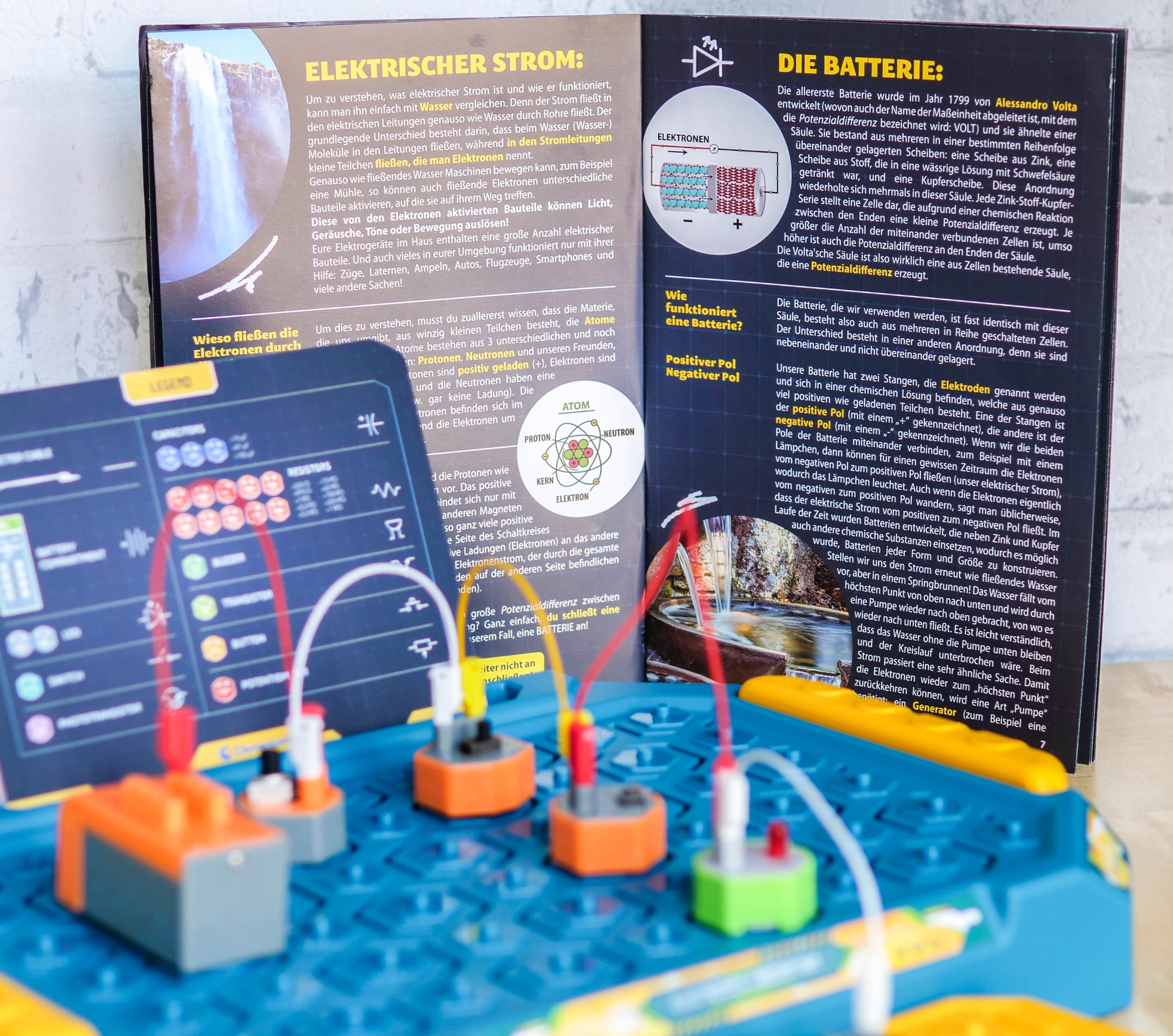 Clementoni® Experimentierkasten »Galileo, Mein Elektro-Labor«