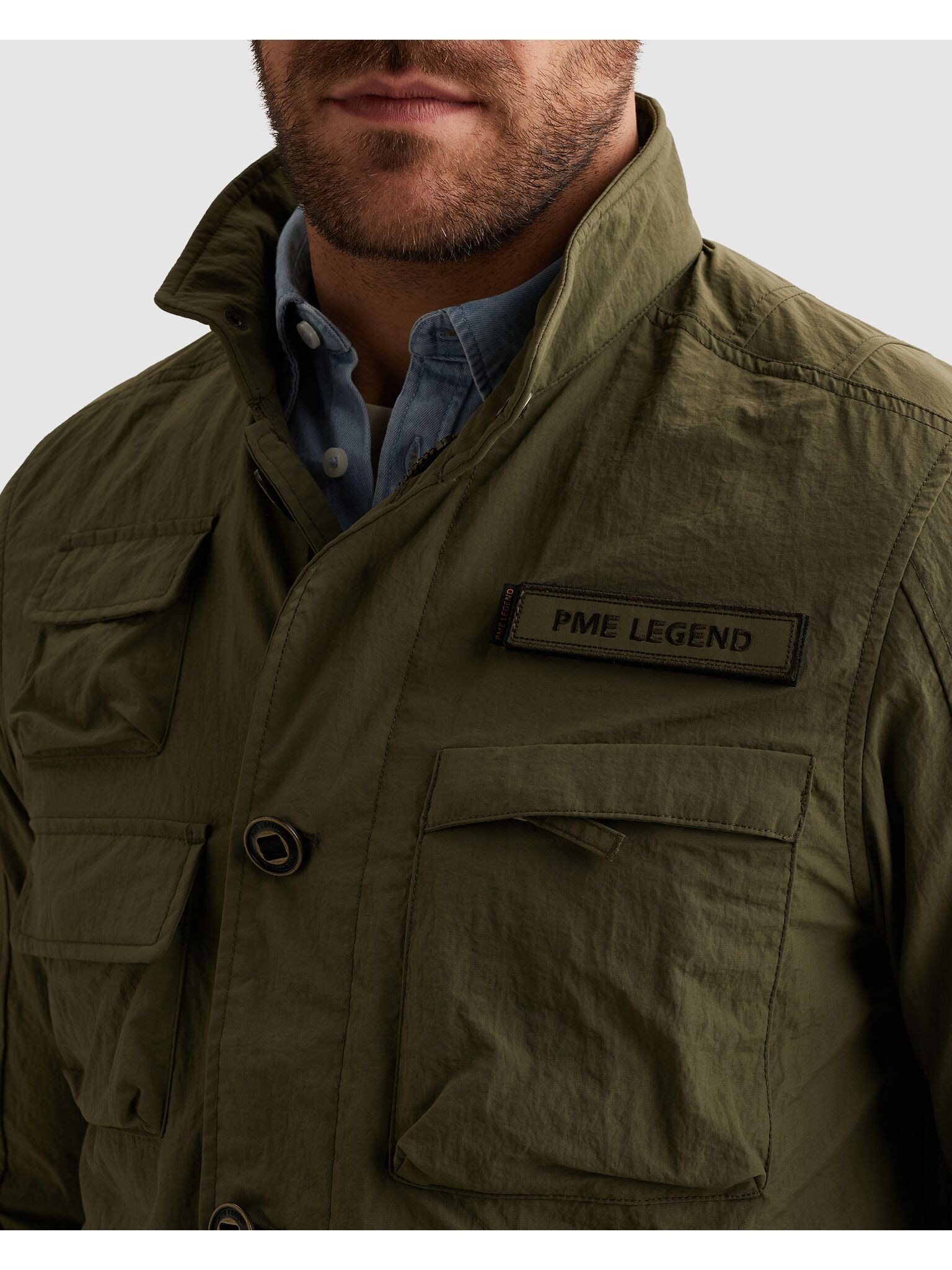 PME LEGEND Outdoorjacke »Semi long jacket CARGOYET« mit Taschen