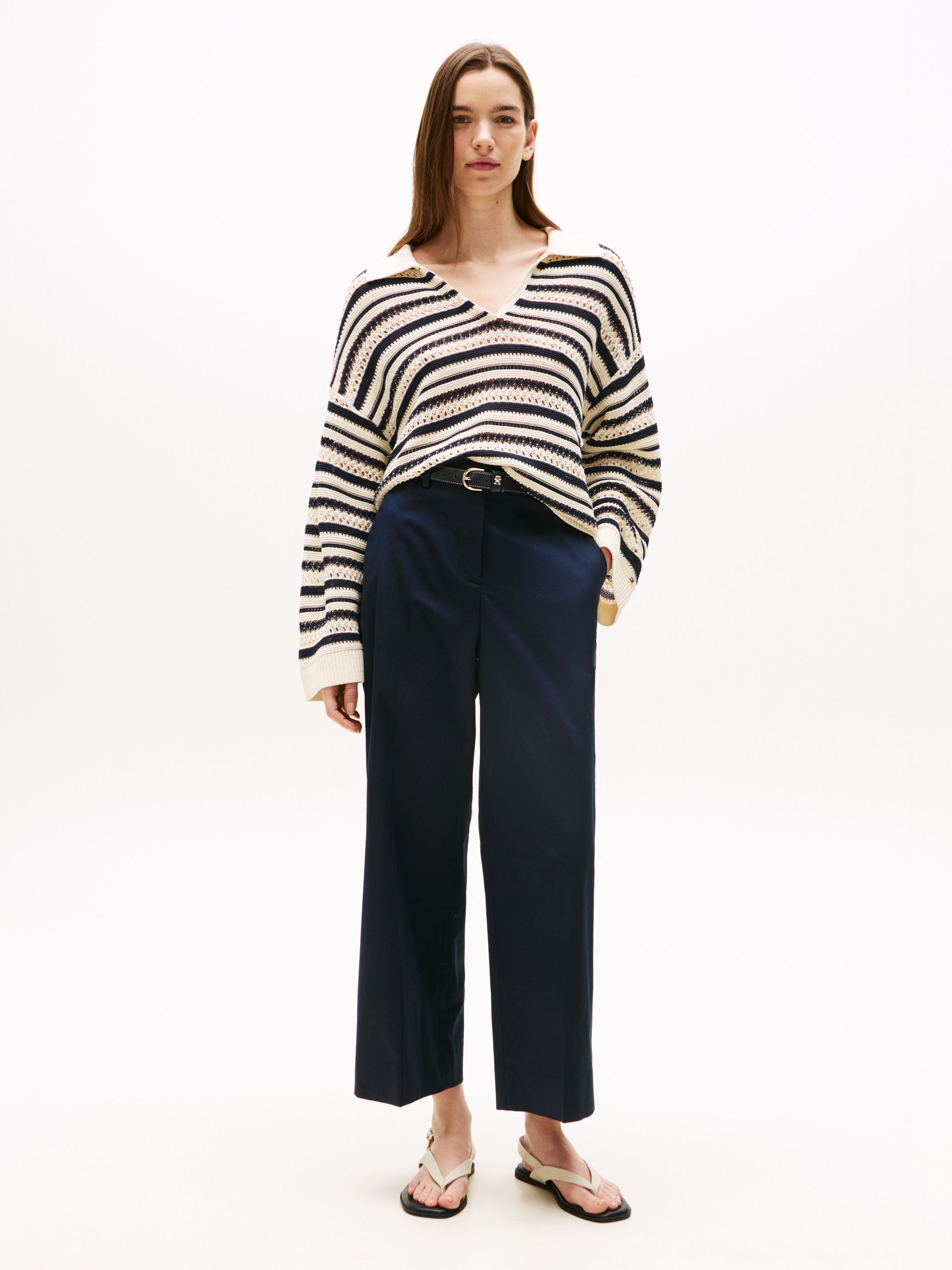 Thumbnail - Tommy Hilfiger Chinohose "COTTON WIDE LEG ANKLE CHINO PANT"