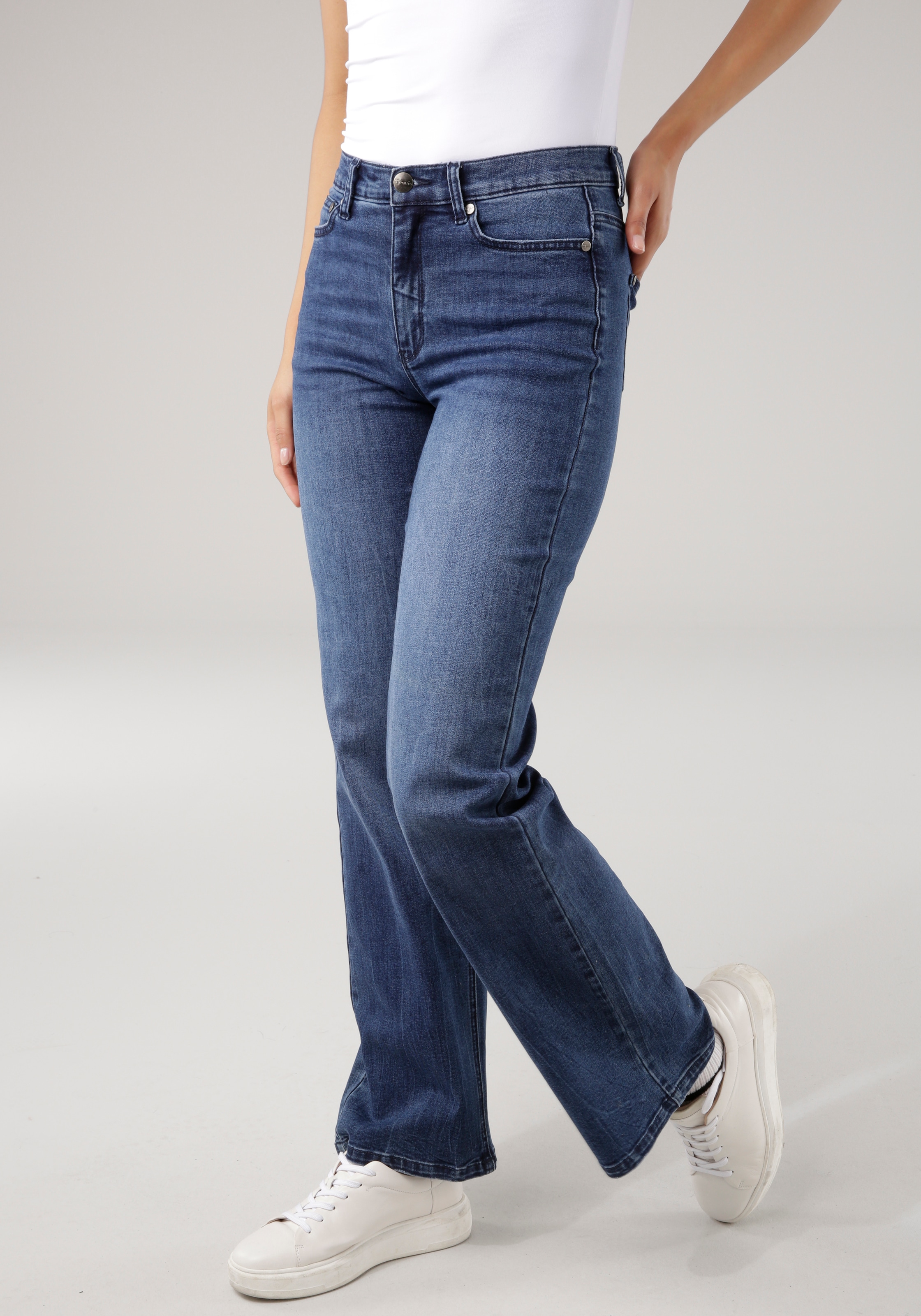 Tamaris Weite Jeans, im 5-pocket-Style bestellen BAUR 