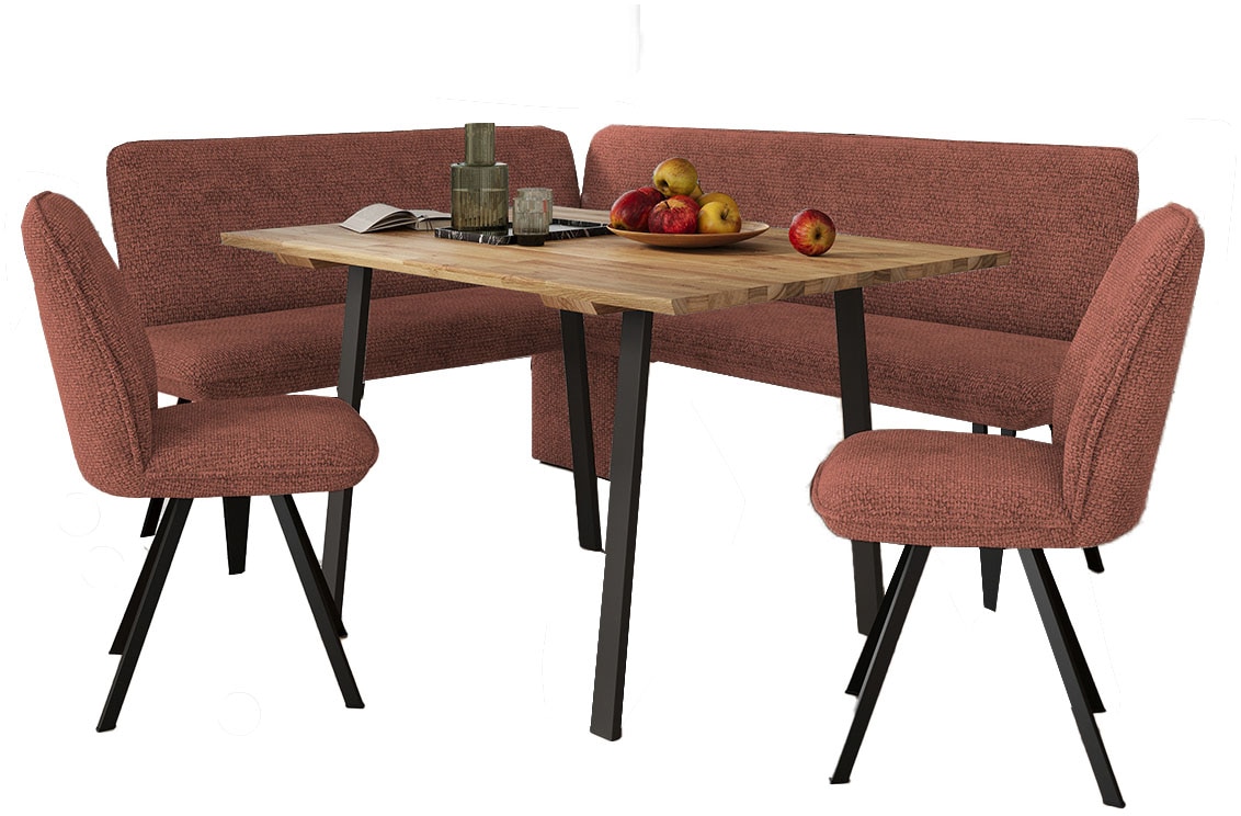 OTTO home Eckbankgruppe "Mily Essecke, Sitzgruppe, Eckbankgruppe, Küchenbankgruppe" Set, 4er, 4 Stk. tlg. BESTSELLER