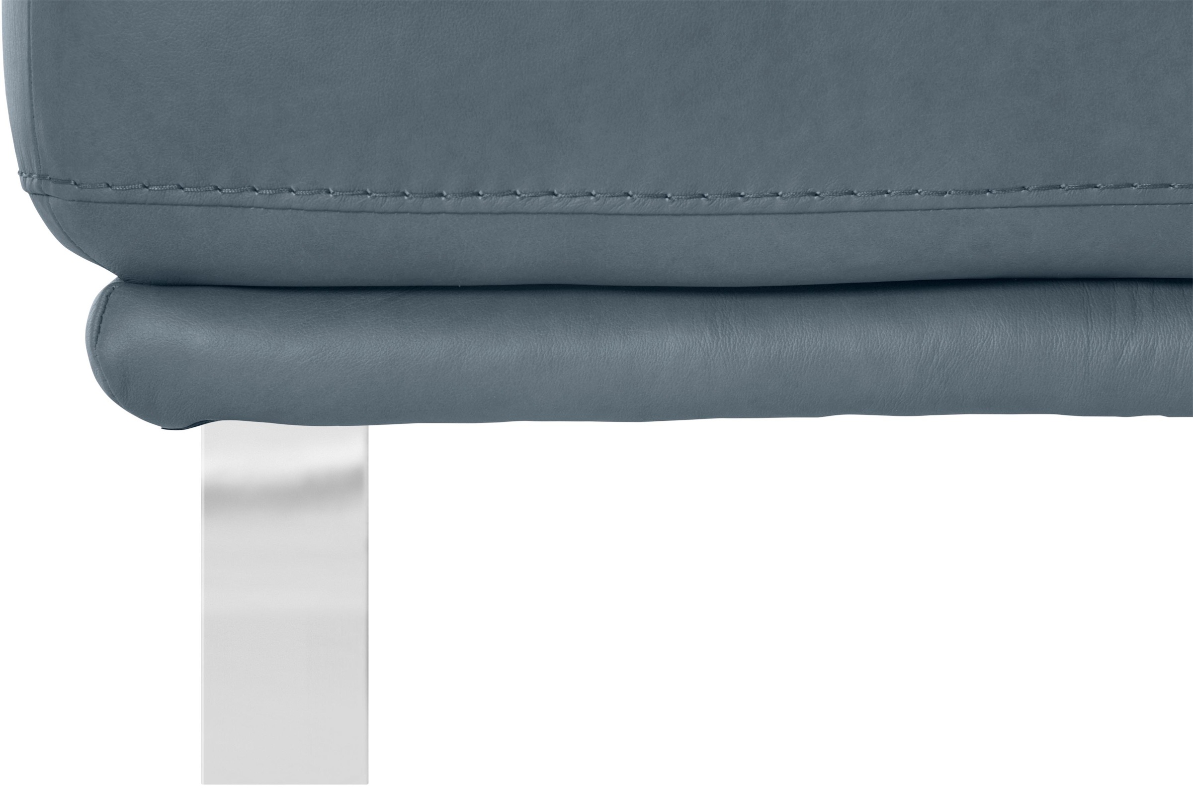 W.SCHILLIG Hocker »montanaa«, mit Metallkufen in Chrom glänzend, Breite 71 cm