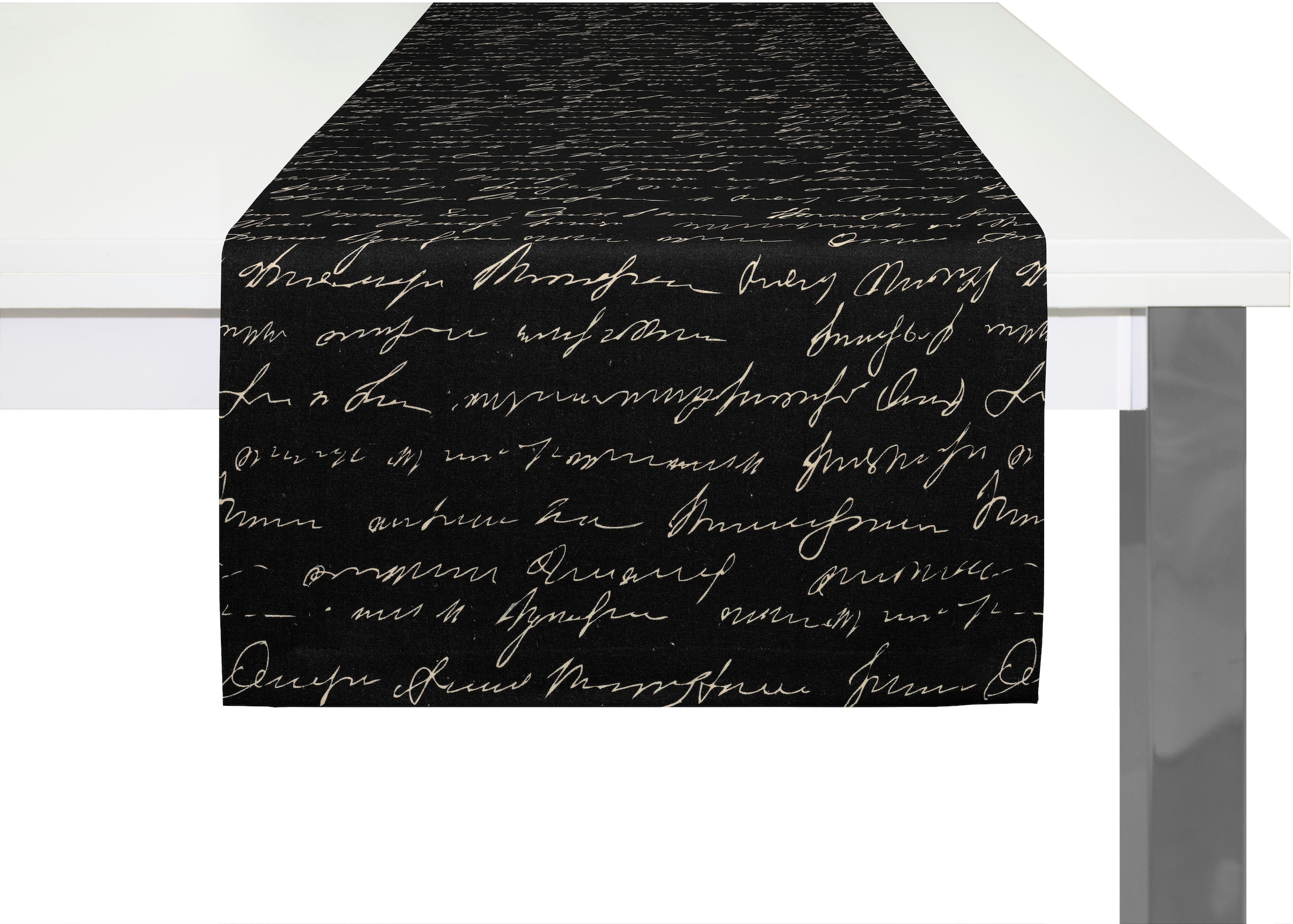 Adam Tischläufer "Scribble" aus Bio-Baumwolle,Made in Germany günstig online kaufen