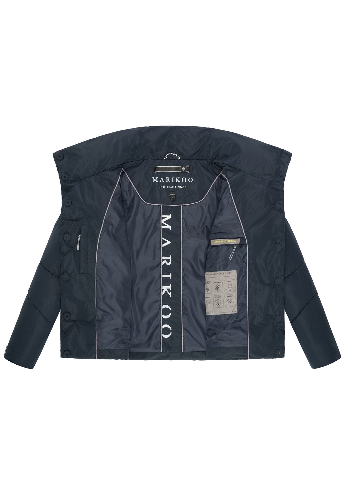 Marikoo Winterjacke »Jalliaa«, mit schönem Steppdesign
