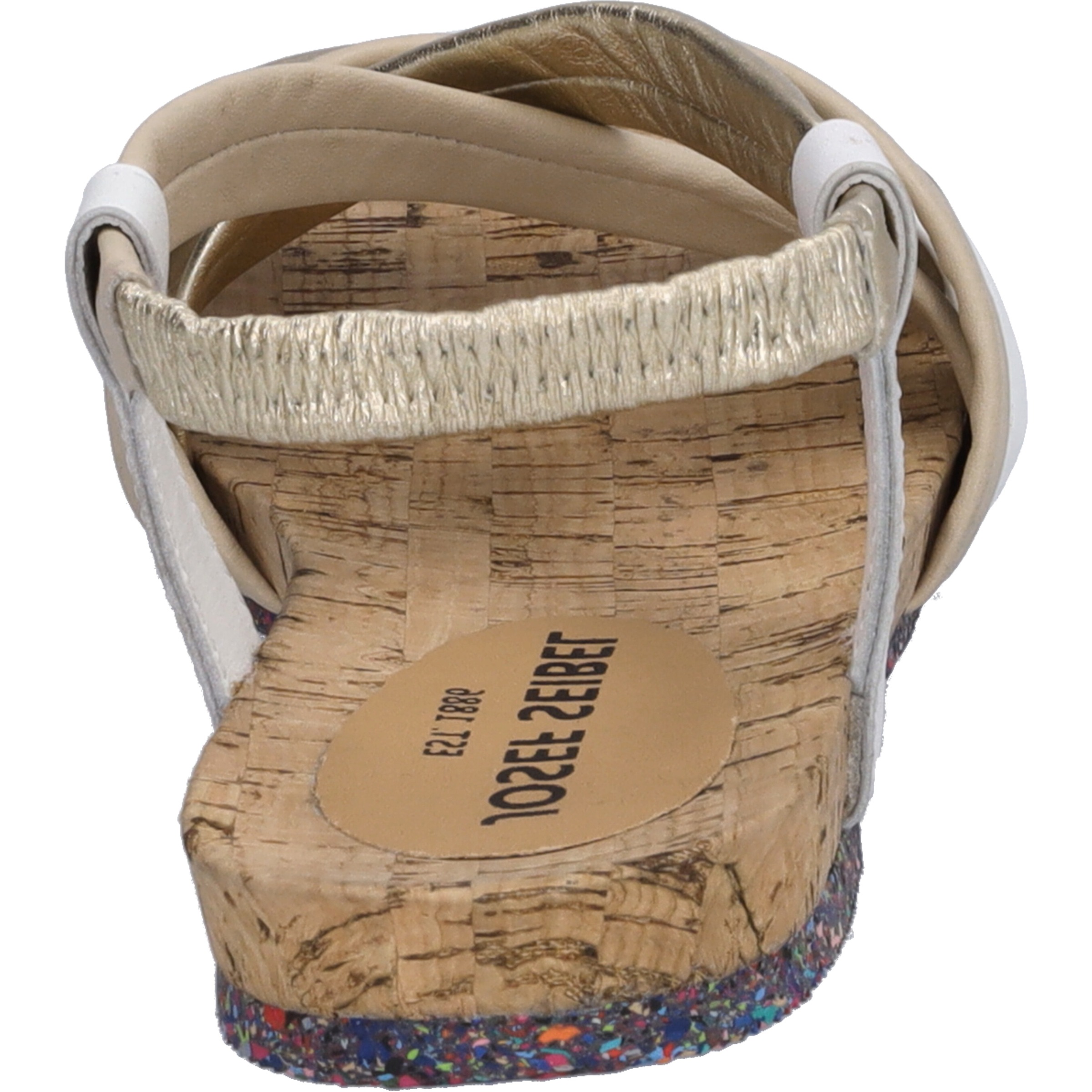 Sandale JOSEF SEIBEL "Henriette 03, beige-multi", Damen, Gr. 36, beige (beige, multi), Obermaterial: 100% Rindsleder Leather cow., Schuhe Sandale 3