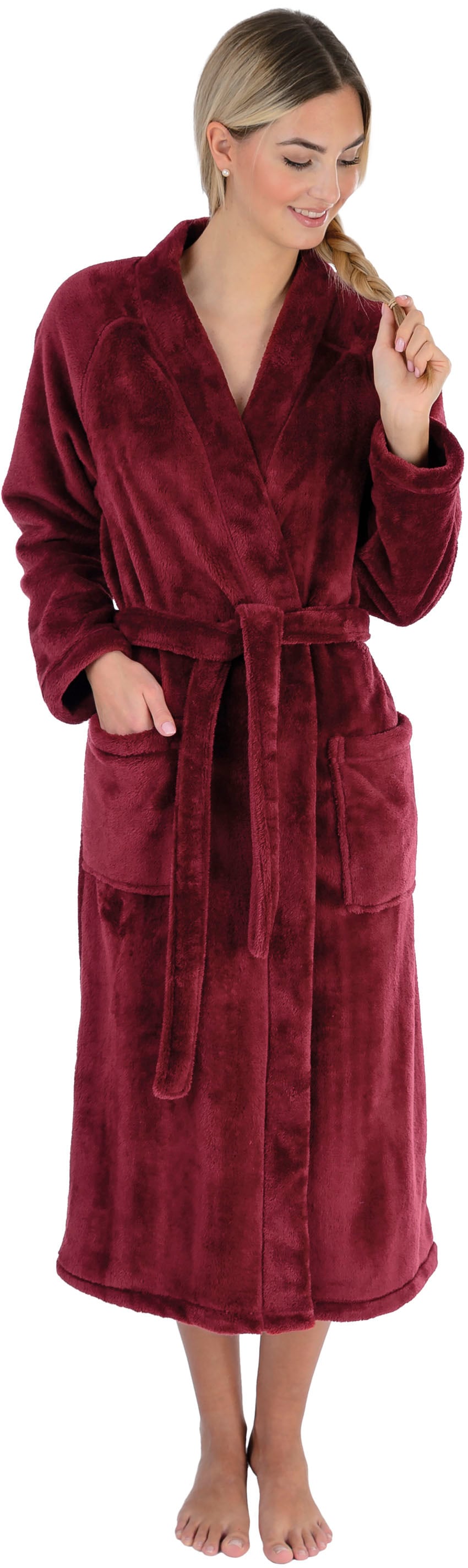 Wewo fashion Damenbademantel "5000", 1 Stk. kuschelig weich günstig online kaufen
