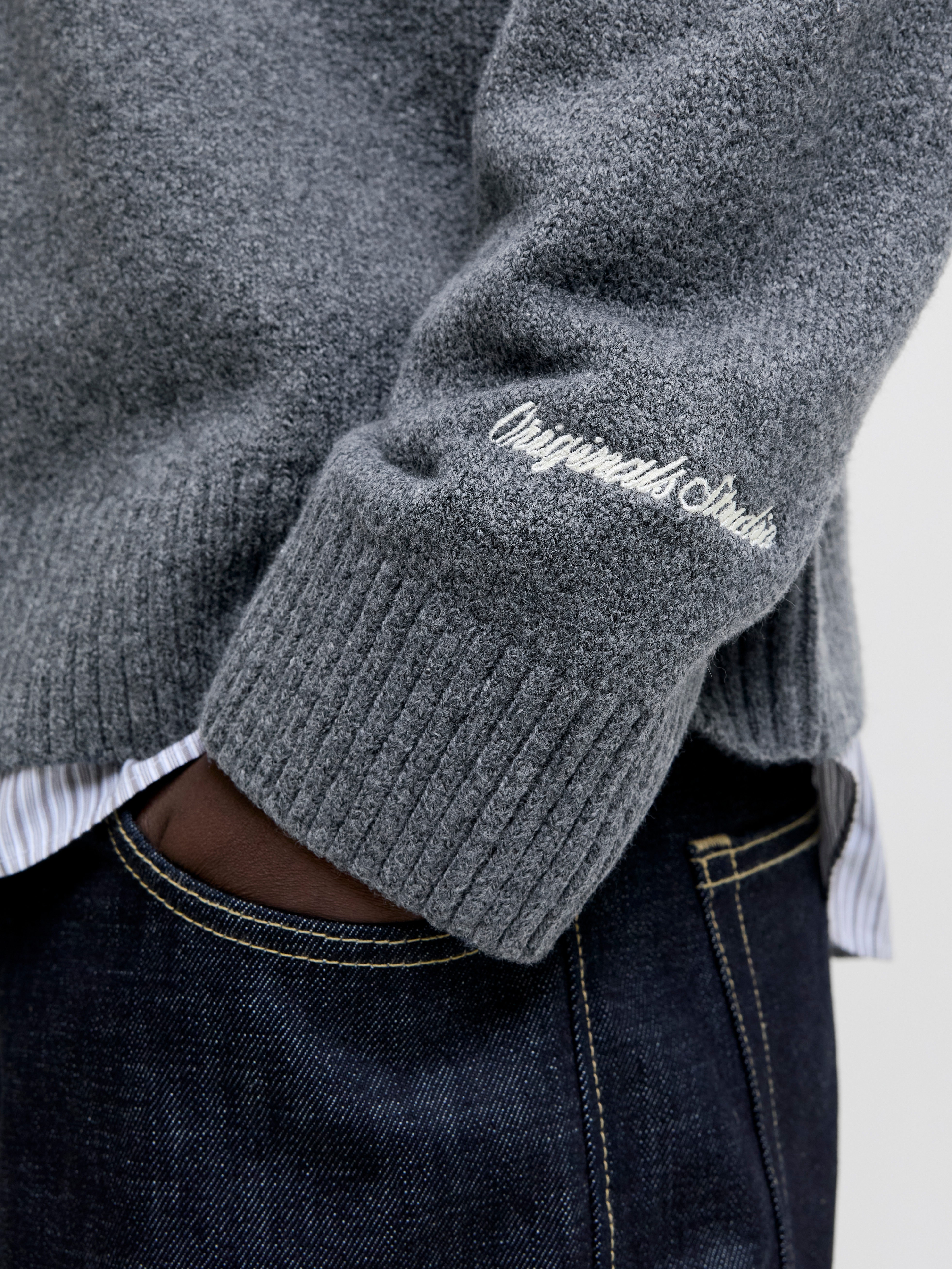 Thumbnail - Jack & Jones PlusSize Strickpullover "JORNORREBRO KNIT CREW NECK PLS"