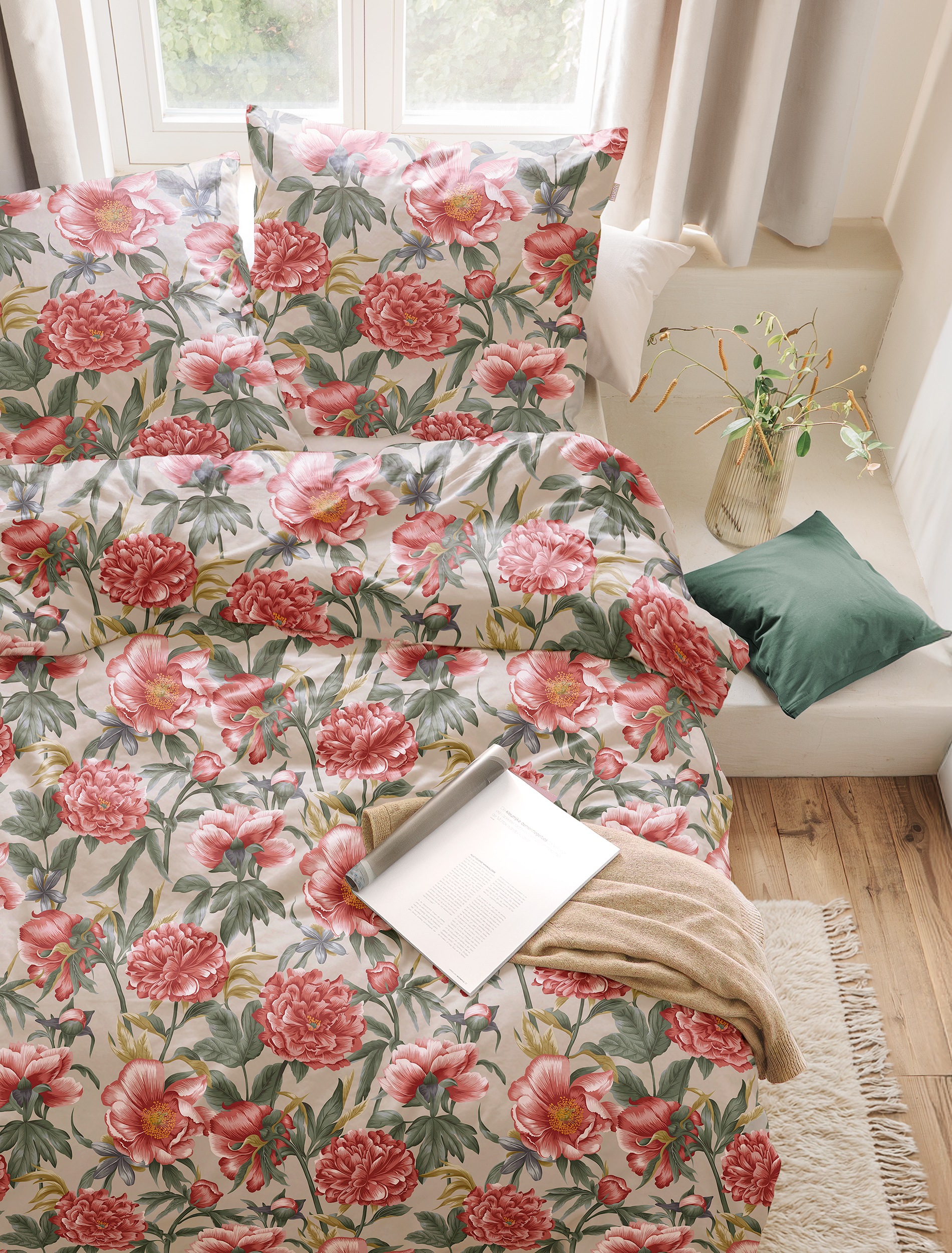 Irisette Bettwäsche »Wave 8777« 2 Mako-Satin, anschmiegsam und atmungsaktiv, Ganzjahresqualität