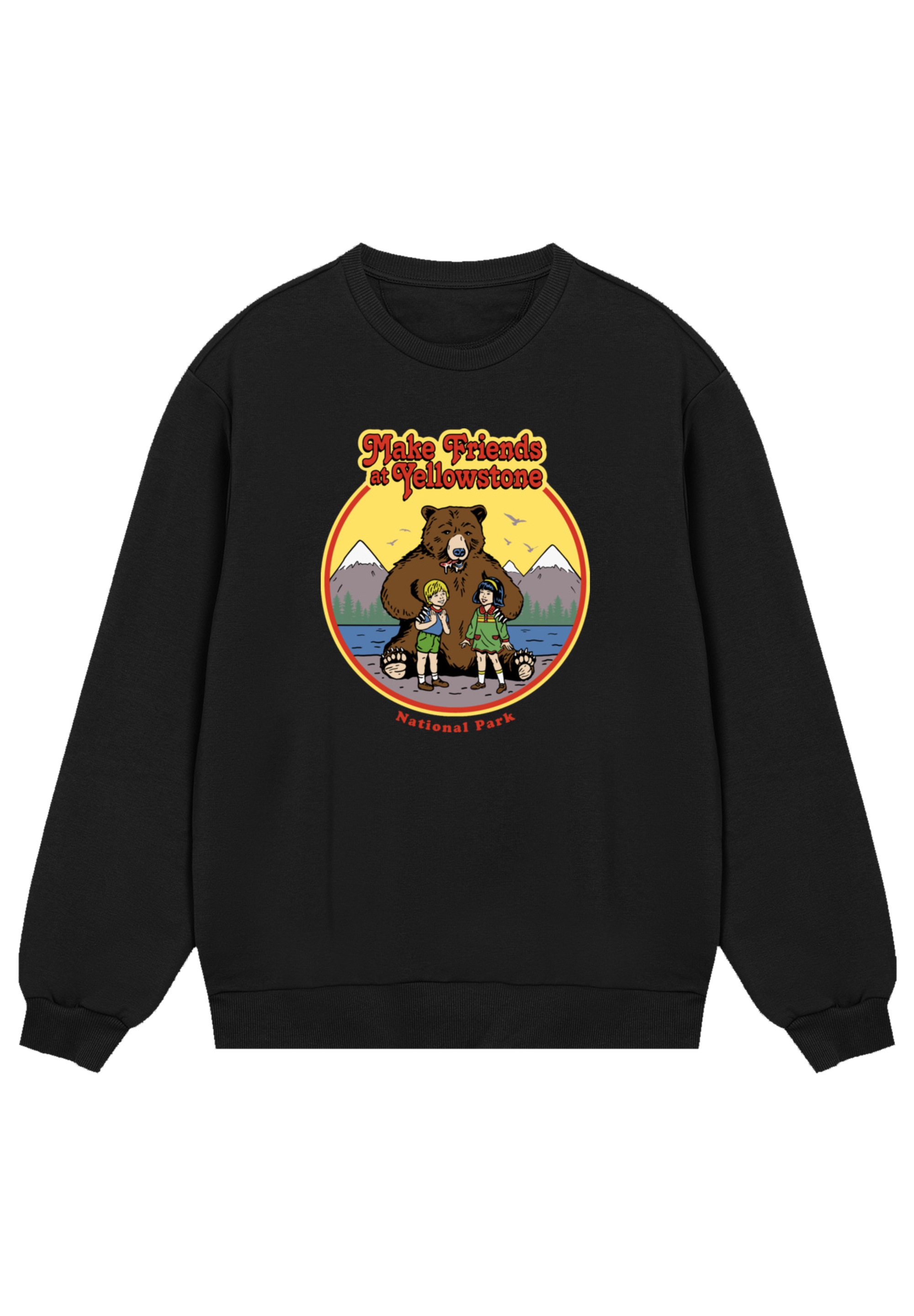 F4NT4STIC Sweatshirt "US National Parks Make Friends At Yellowstone", Premi günstig online kaufen