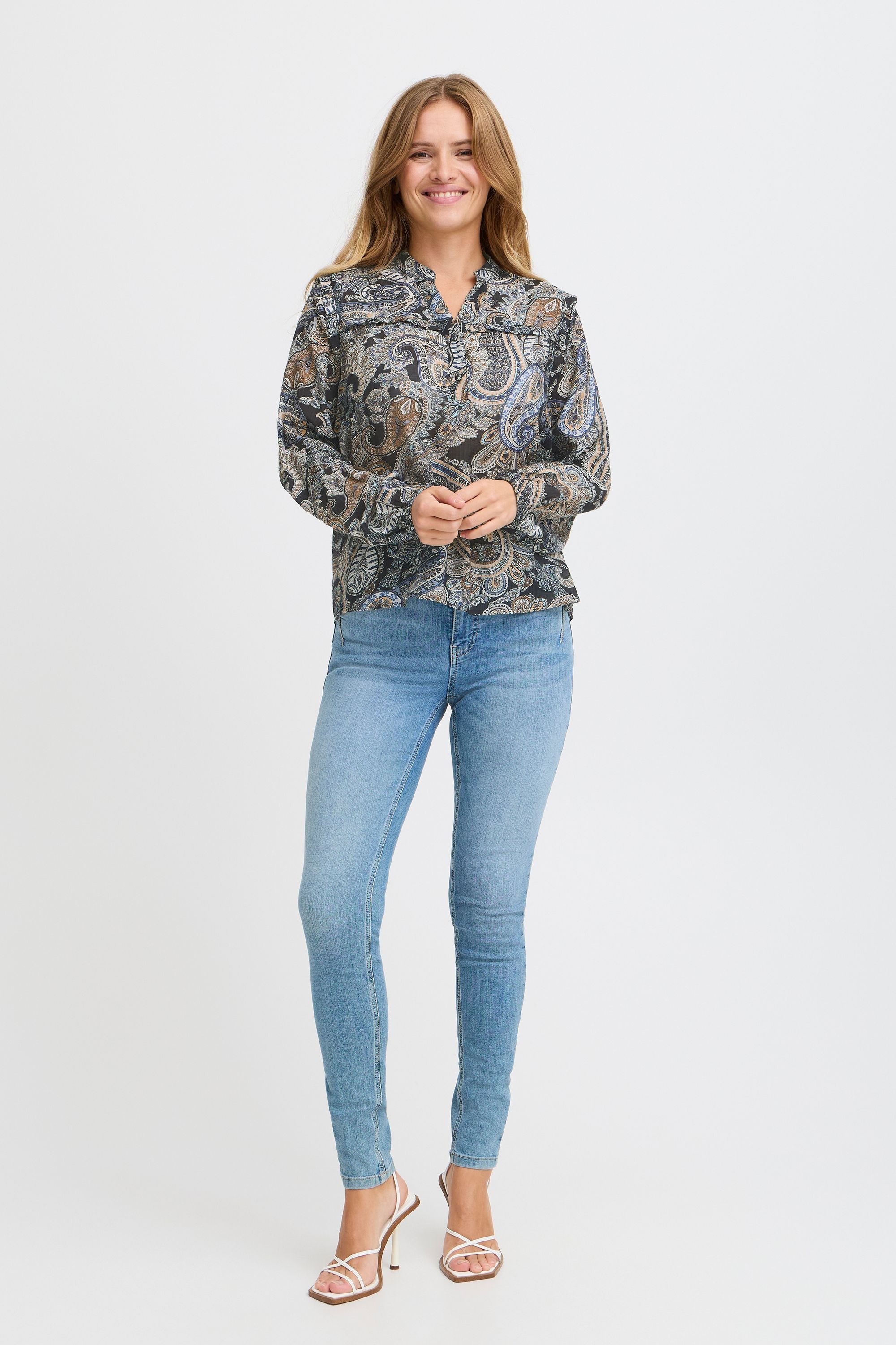 Pulz Jeans Langarmbluse "Langarmbluse PZJAYLA LS Blouse" günstig online kaufen