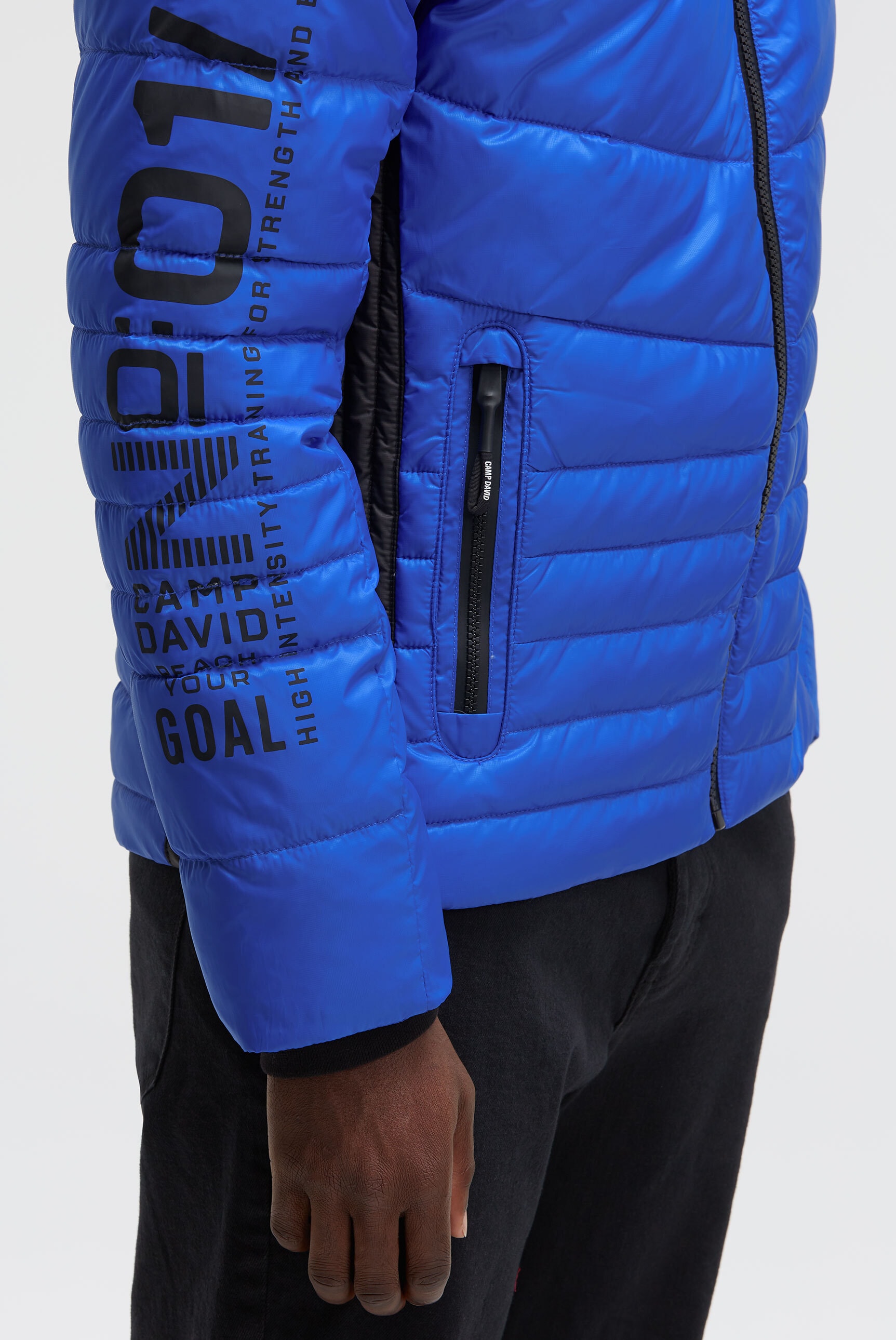CAMP DAVID Winterjacke mit Kapuze mit abtrennbarer Kapuze