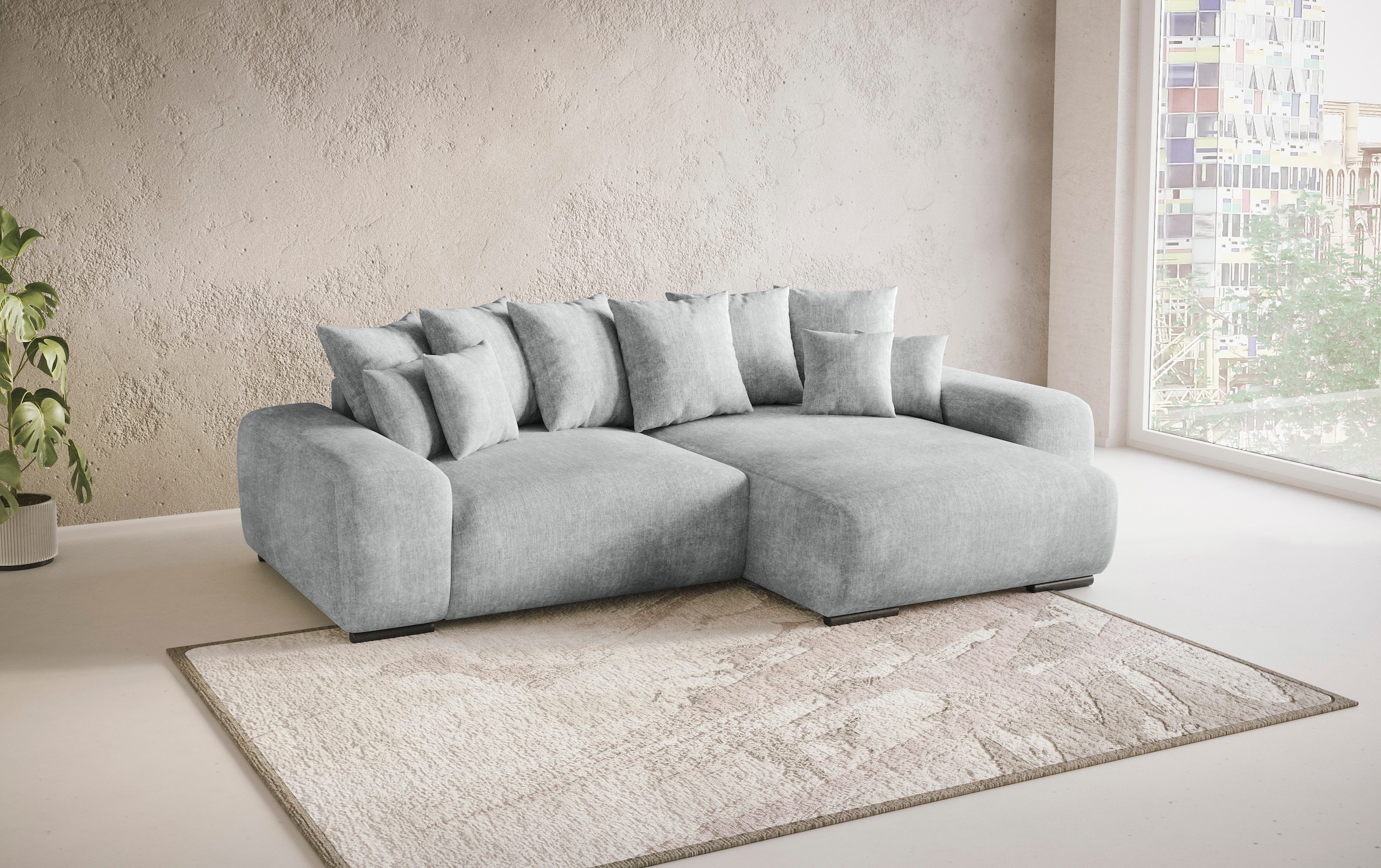 Mr. Couch Ecksofa »Sundance II, L-Form«, mit DuraSpring-Taschenfederkern bis 140 kg belastbar