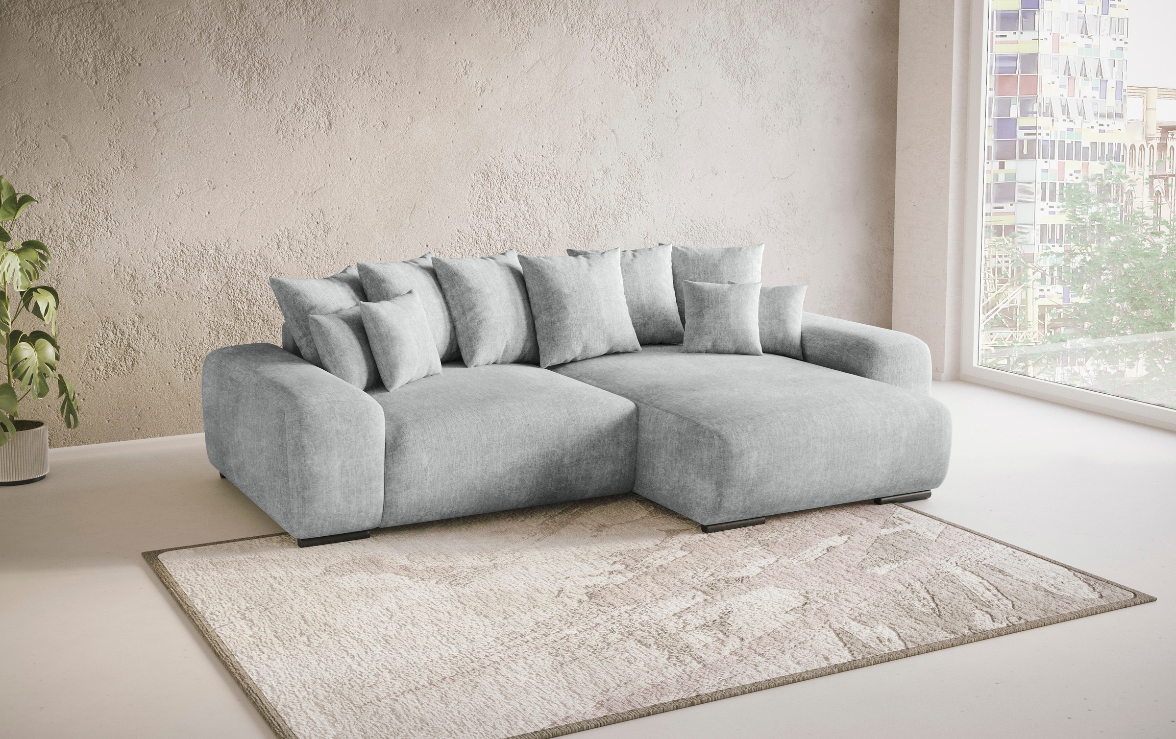 Mr. Couch Polsterecke "Sundance, L-Form", Dauerschläfer mit Bett, Bettkaste günstig online kaufen