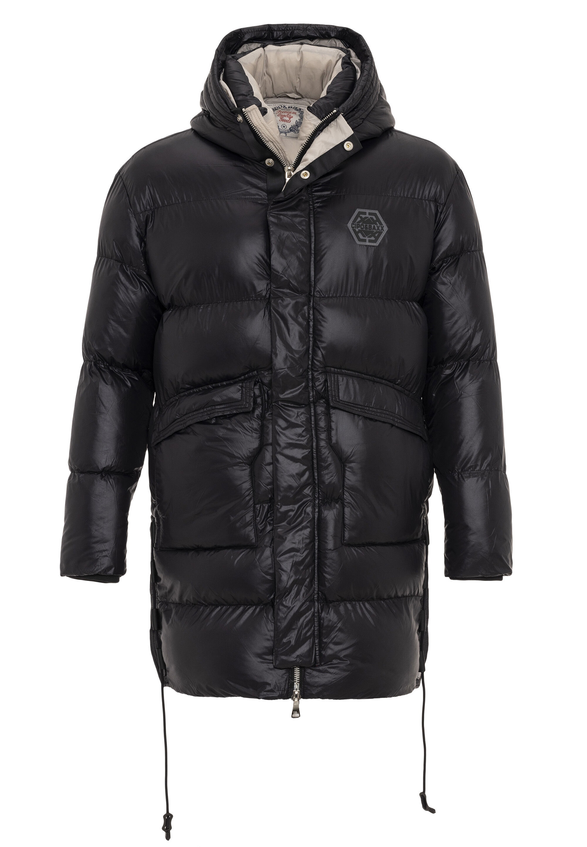 Cipo & Baxx Winterjacke »Jacke«, mit Kapuze, mit seitlichen Schlitzen
