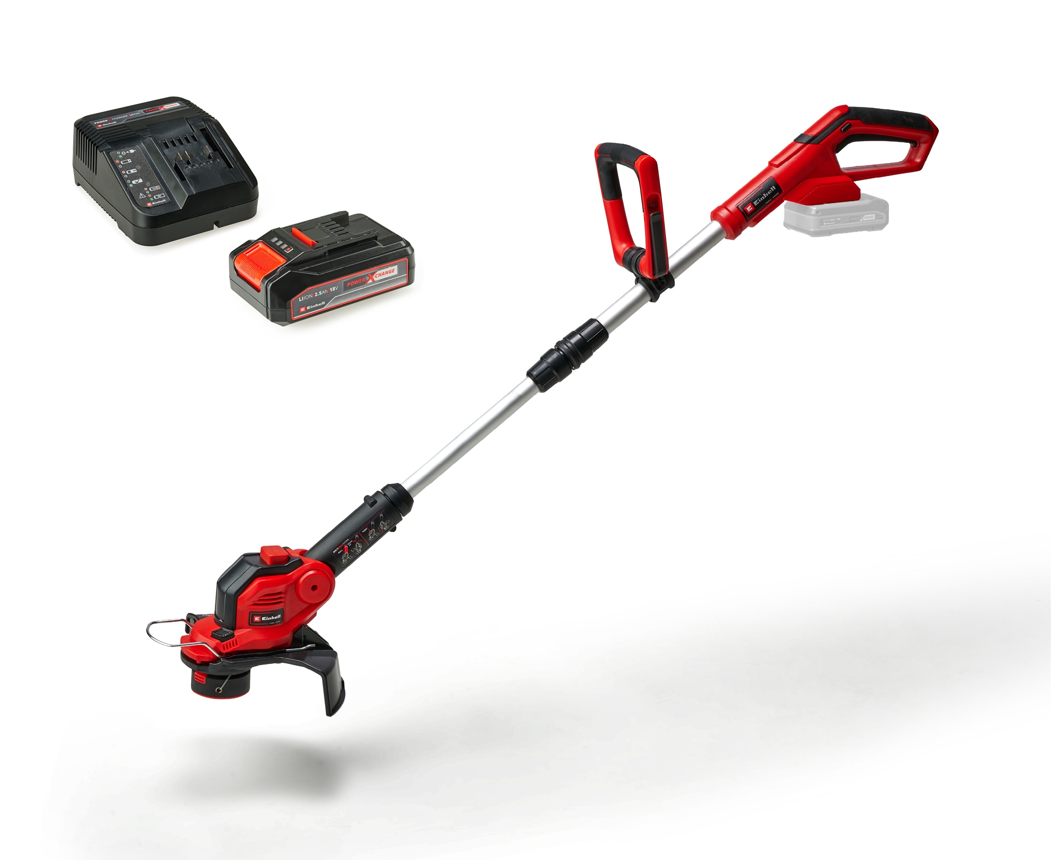 Einhell Akku-Rasentrimmer ""GE-CT 18/28 Li" (1x 2,5 Ah)" Inkl. Akku und Ladegerät