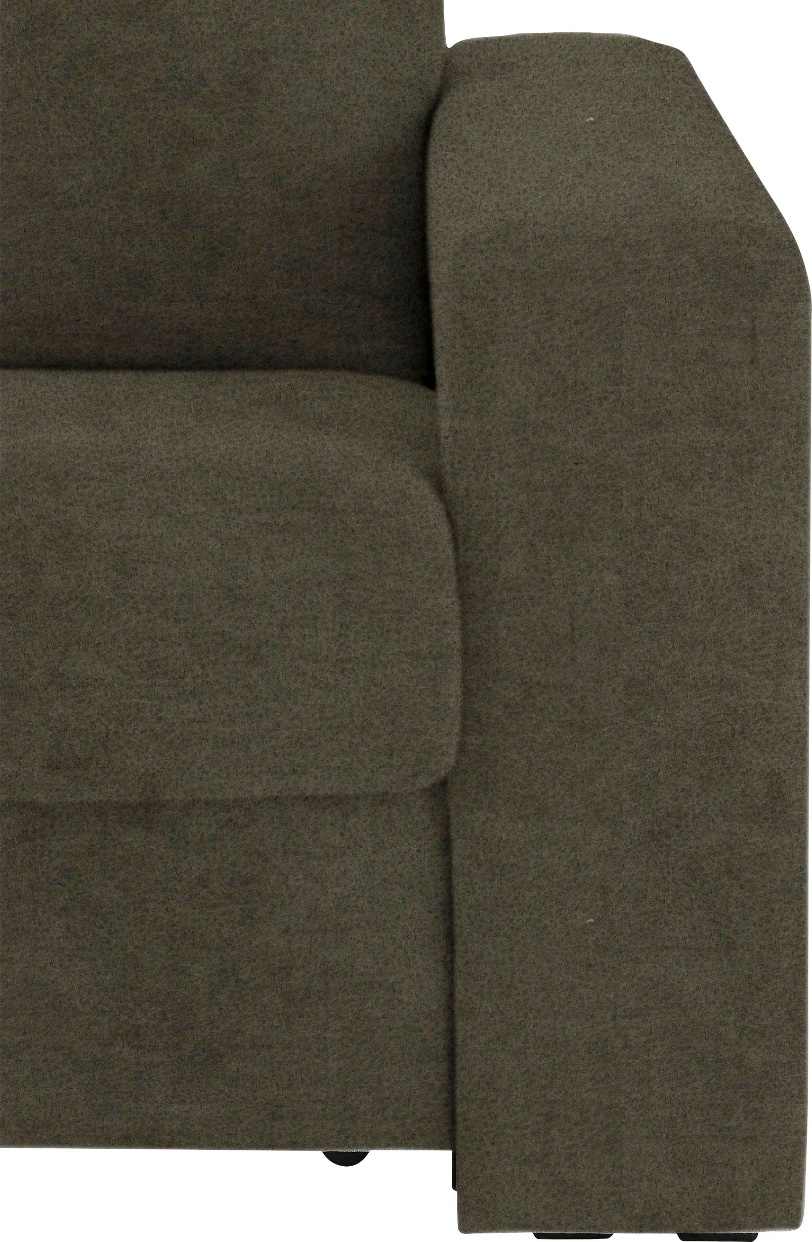 Home affaire Ecksofa Roma "L" Dauerschlaffunktion, mit Unterfederung, Matratzenhöhe 14cm, Liegemaße ca 163x198 cm, L-Form