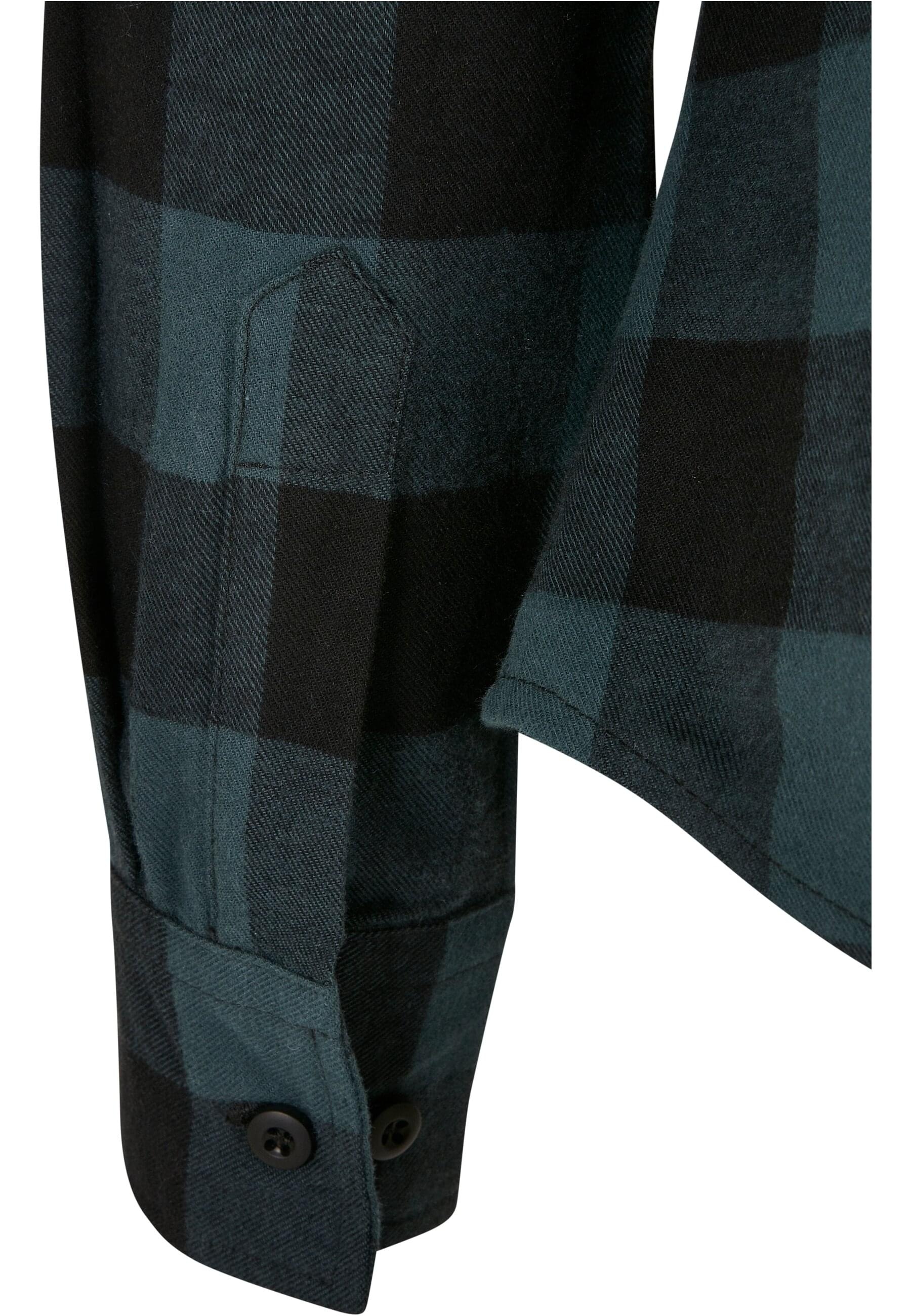 URBAN CLASSICS Langarmhemd »Urban Classics Damen Ladies Turnup Checked Flanell Shirt«, (1 tlg.)
