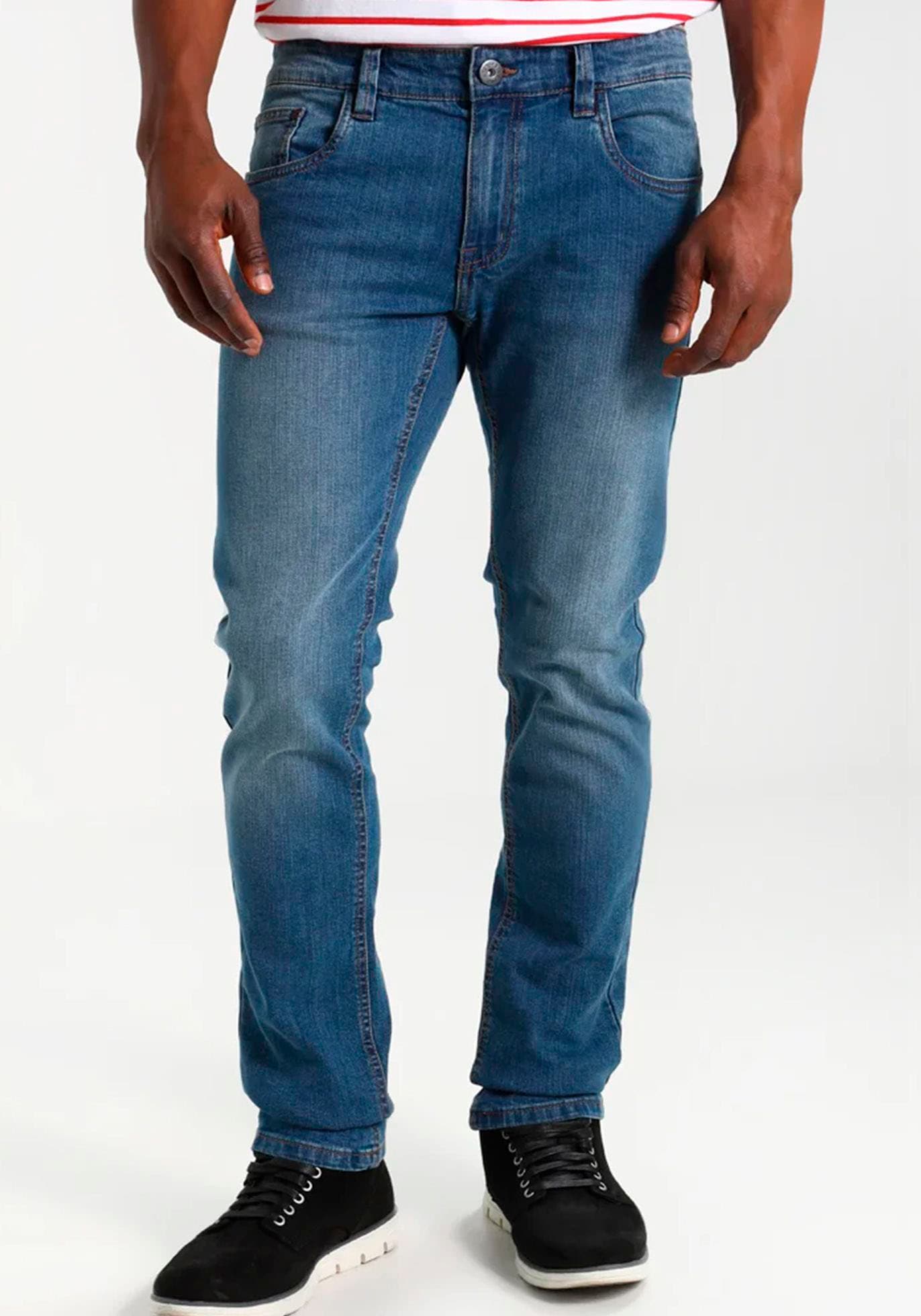 Indicode Regular-fit-Jeans "Tony" Baumwollmischung, regular fit