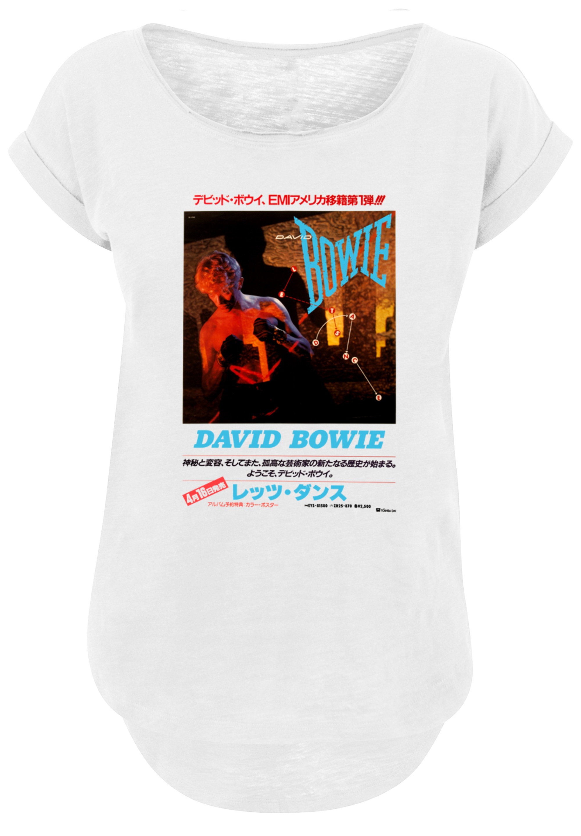 F4NT4STIC T-Shirt »David Bowie Asian Poster«, Print