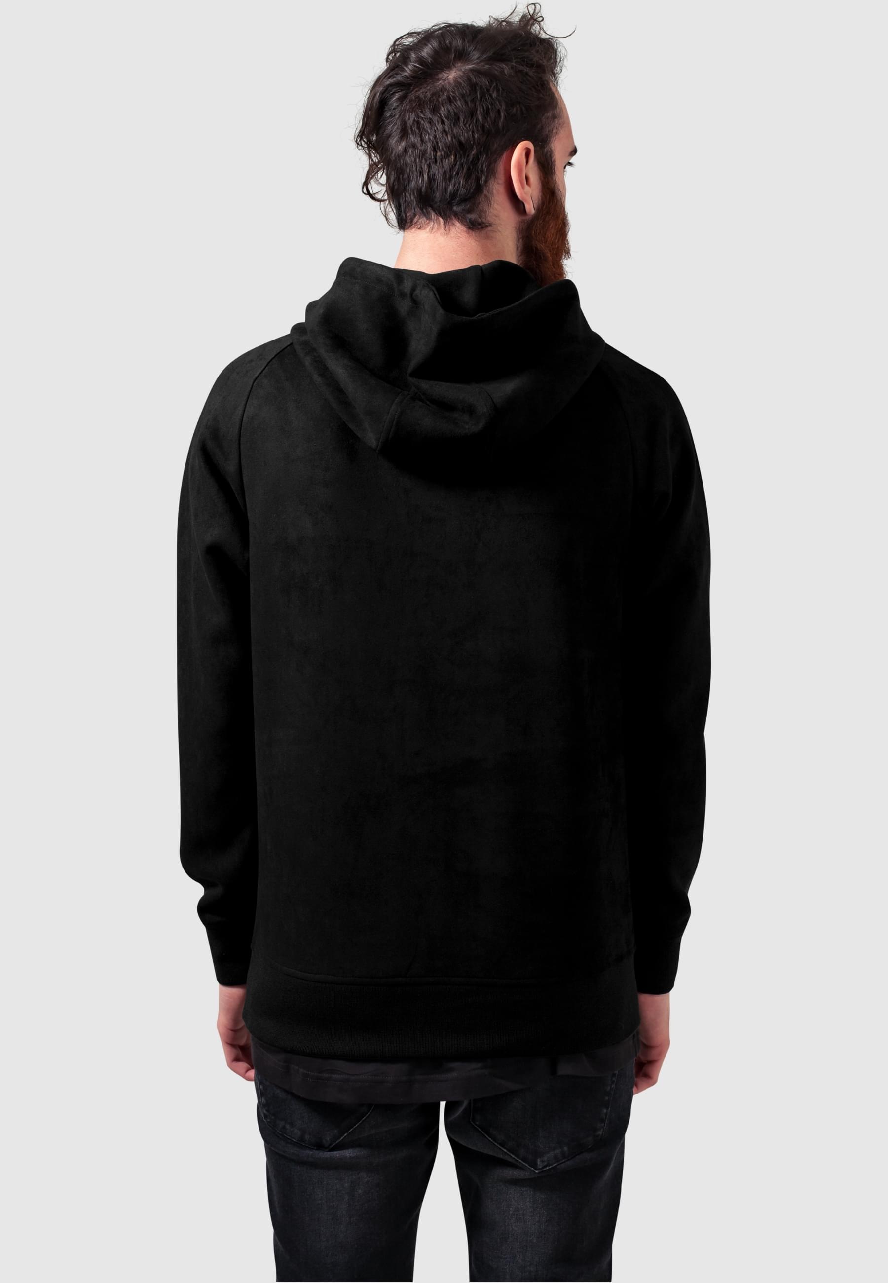 URBAN CLASSICS Sweatshirt »Urban Classics Herren Imitation Suede Hoody«, (1 tlg.)