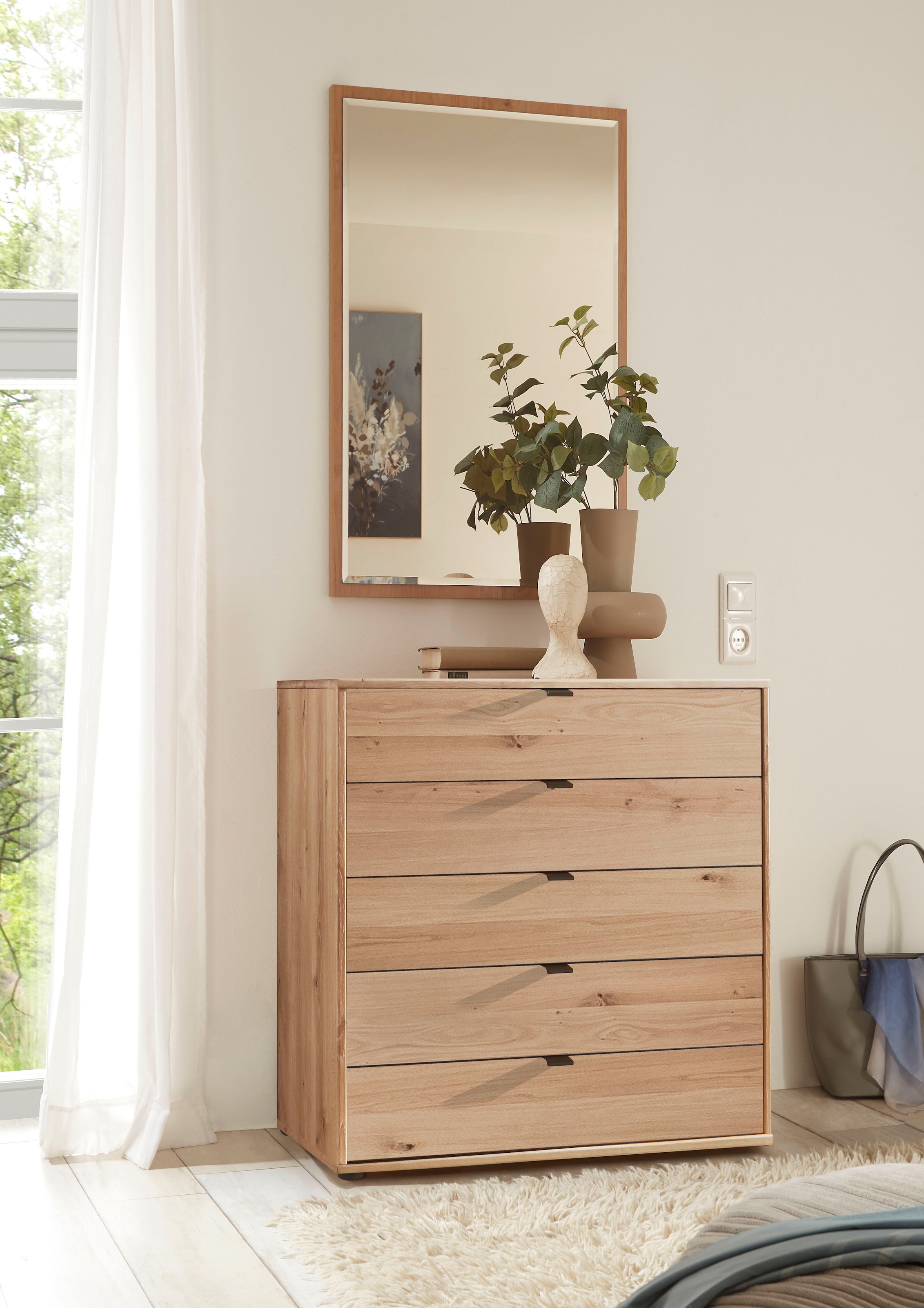 WIEMANN Schubkastenkommode "Cardiff Sideboard, Wäscheschrank, teilmassiv Bi günstig online kaufen