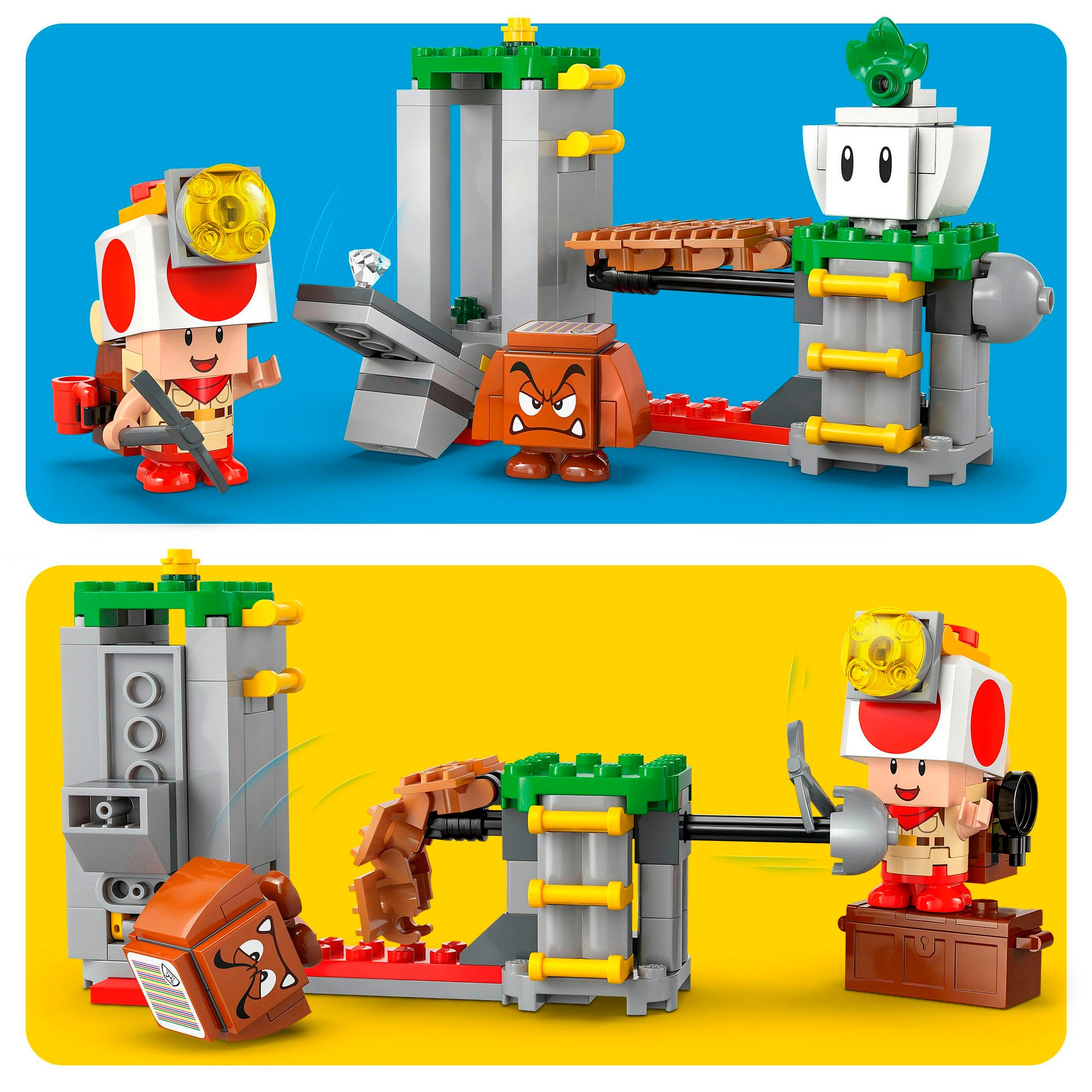 LEGO® Konstruktionsspielsteine »Kapitän Toad-Camp (72040), LEGO Super Mario«, (159 St.), Made in Europe
