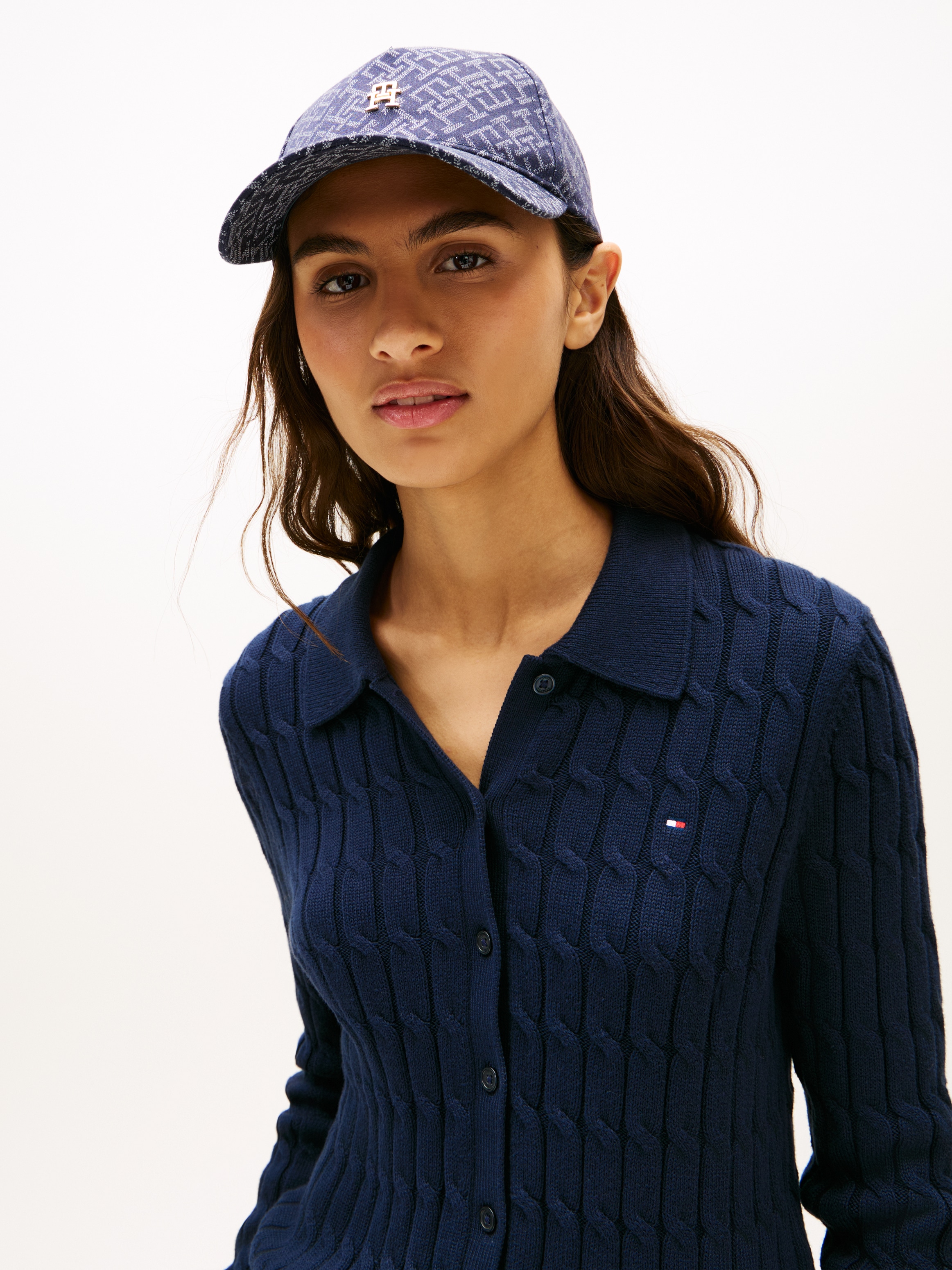 Tommy Hilfiger Baseball Cap »MONOGRAM« Regular fit mit festem Schirm
