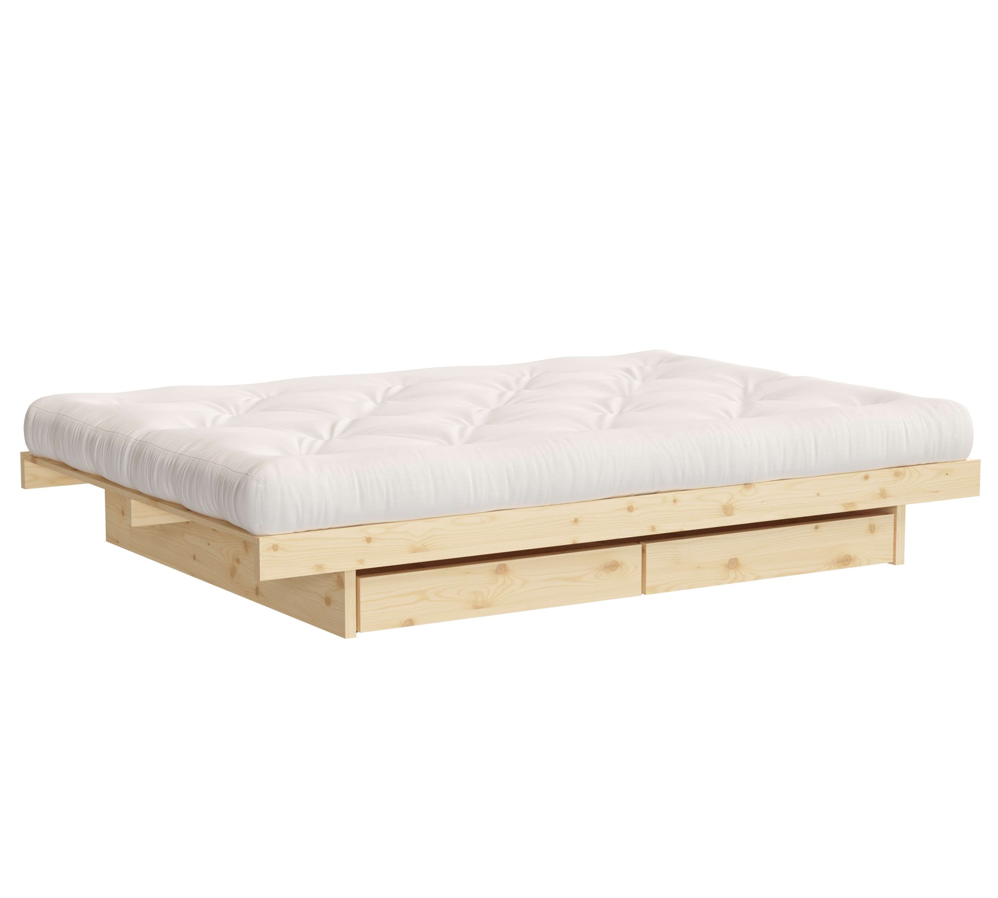 Karup Design Bettgestell »Kanso Bed, Stauraumbett, Bett mit oder ohne Schubladen«, Bett mit/ohne Schubladen, inkl Lattenrost, FSC®zertifiert