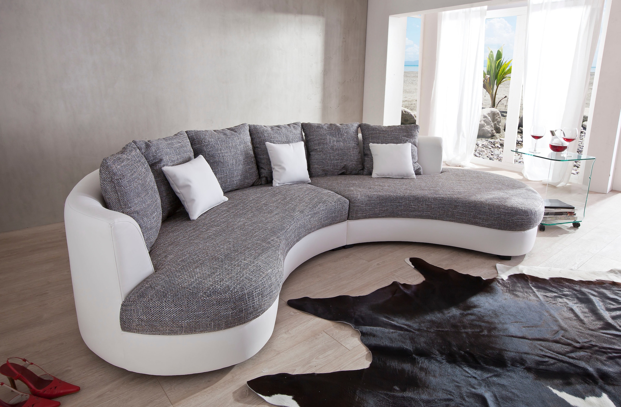 Home affaire Ecksofa "Limoncello organische Formensprache, OTTOs Choice, L- günstig online kaufen