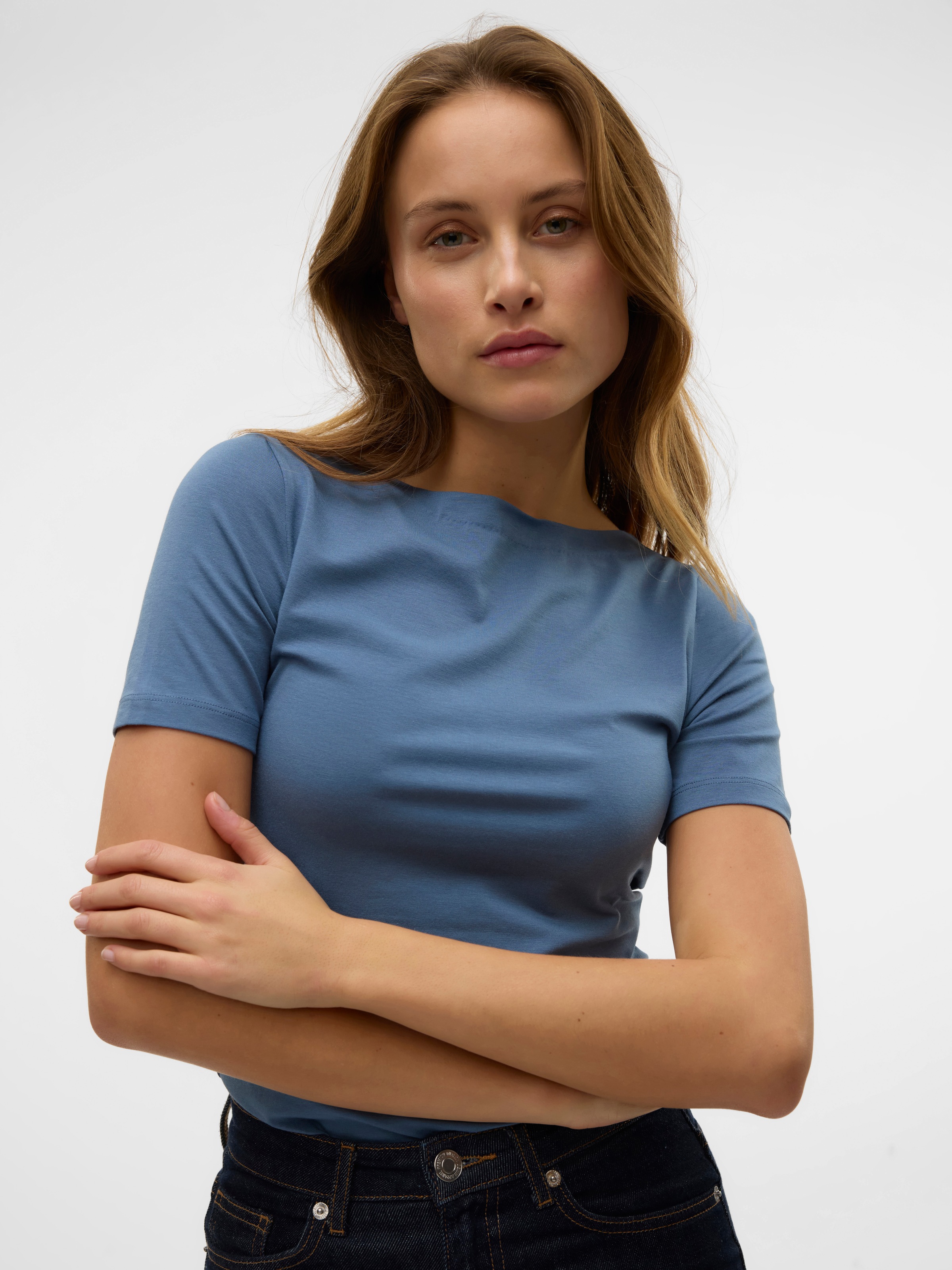 Thumbnail - Vero Moda Kurzarmshirt "VMPANDA MODAL S/S TOP NOOS"