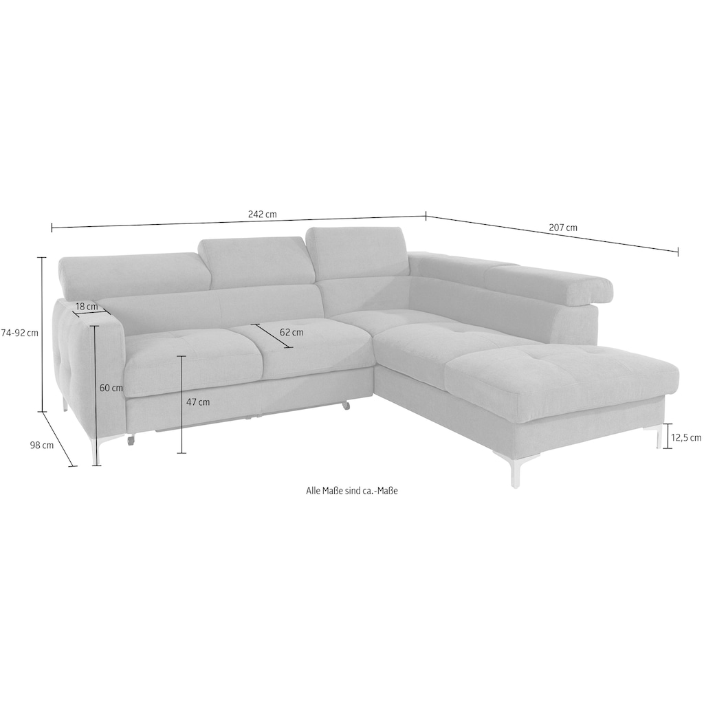 COTTA Ecksofa »Sammy«