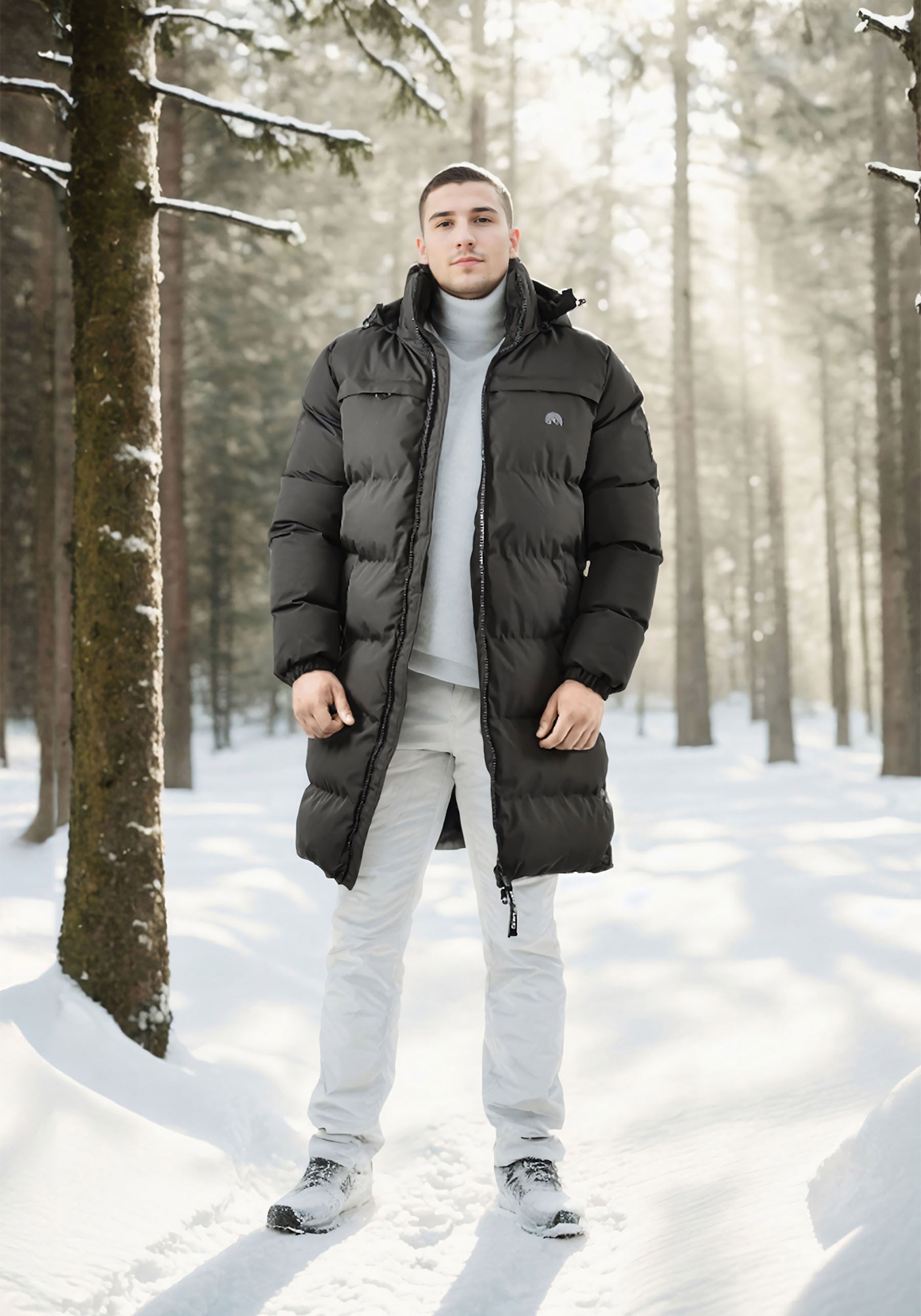 Arctic Seven Winterjacke »ASNorwiig«, mit warmem Teddyfell und abnehmbarer Kapuze