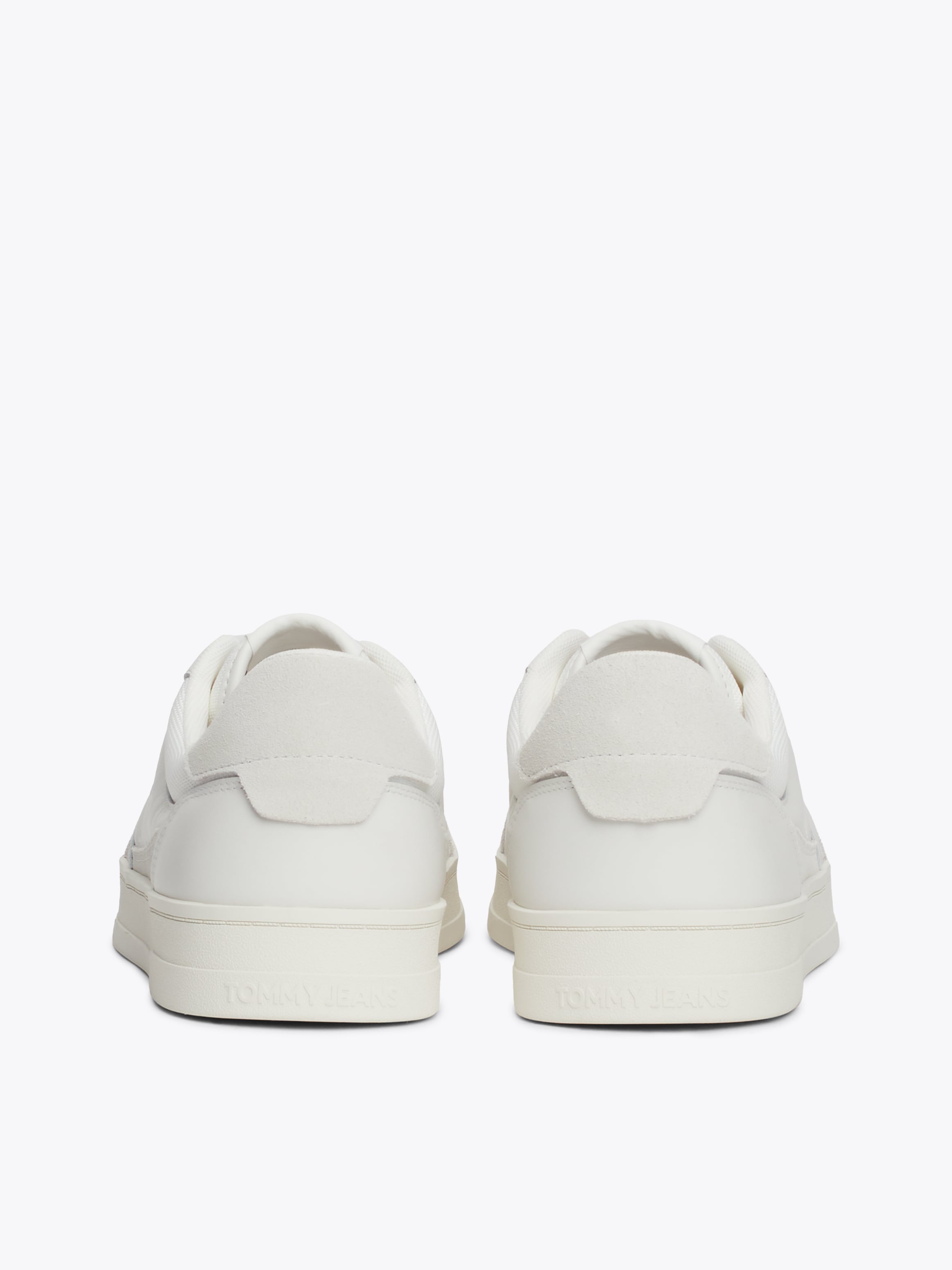 Tommy Jeans Plateausneaker »THE GREENWICH MIX MEDIA«, Freitzeitschuh, Schnürschuh, Halbschuh mit Logoflagge