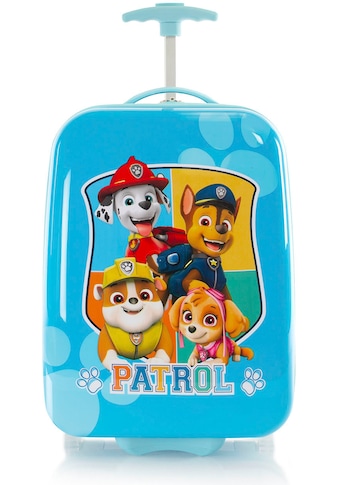 Kinderkoffer »Paw Patrol hellblau, 46 cm«, 2 Rollen, mit hervorstehenden Rädern; mit...
