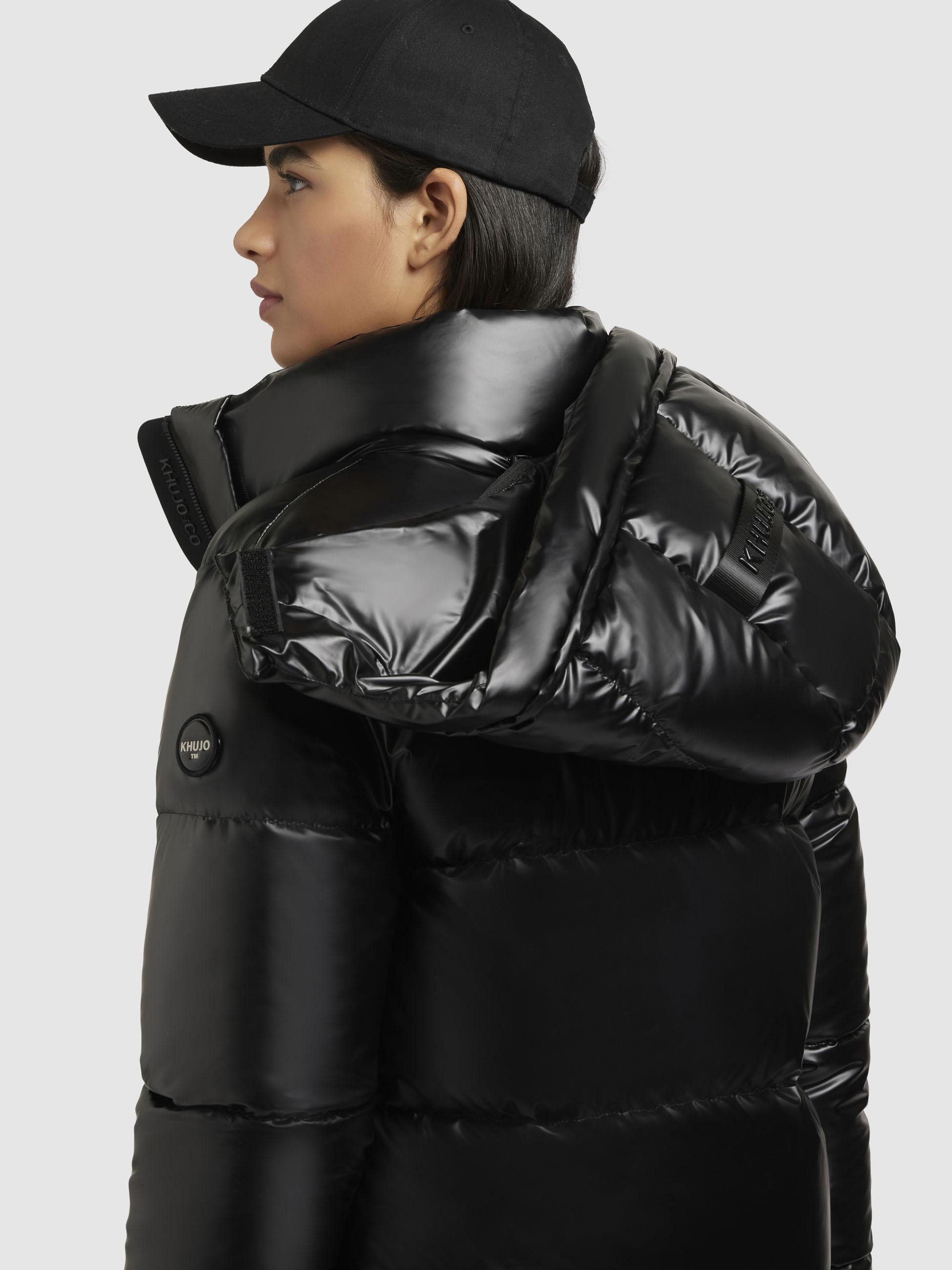 khujo Steppmantel »Haya Shiny-YM«, Wasserdichter gesteppter Damen Winter Kurzmantel