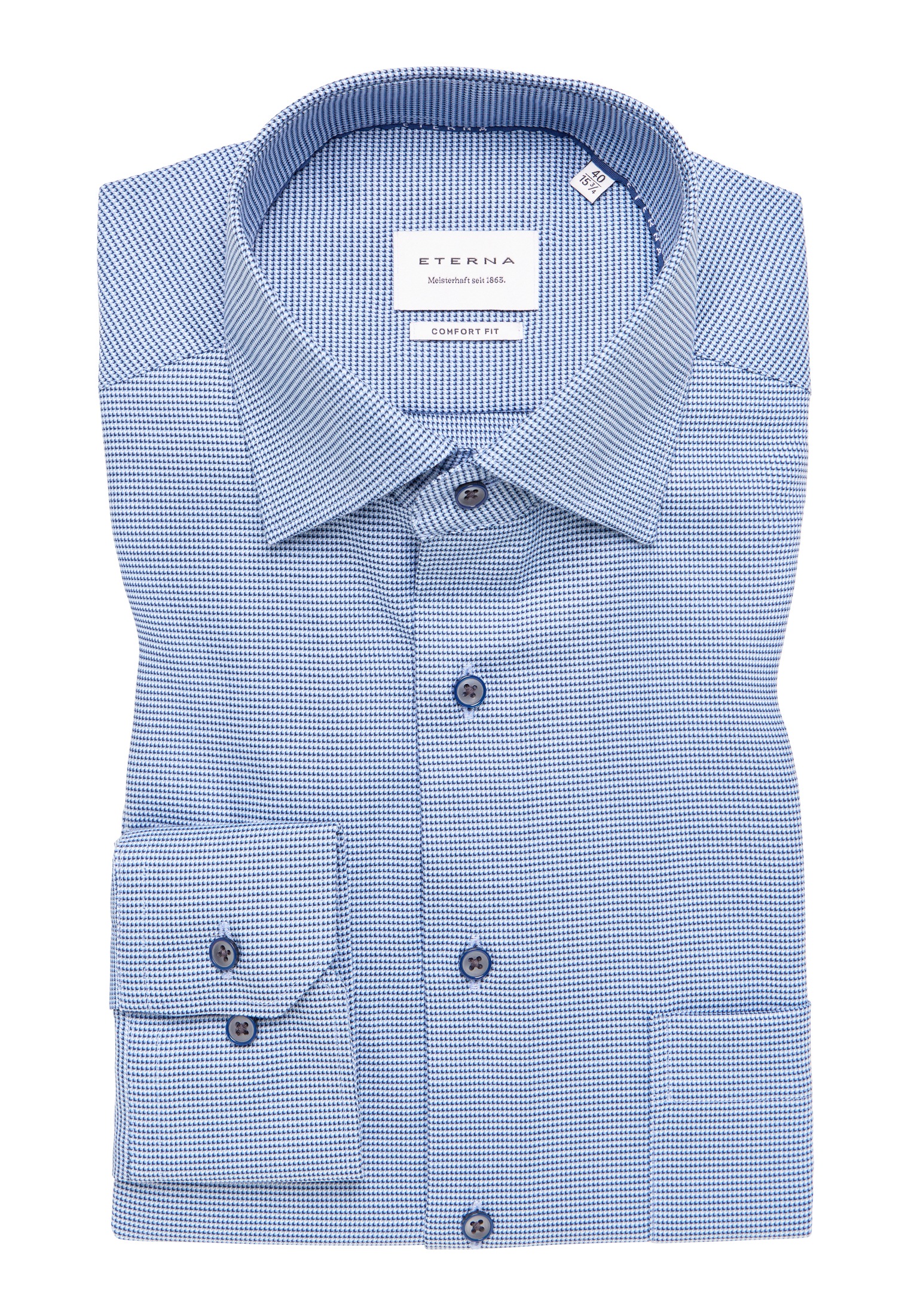 Eterna Langarmhemd »COMFORT FIT«, NON IRON (bügelfrei)