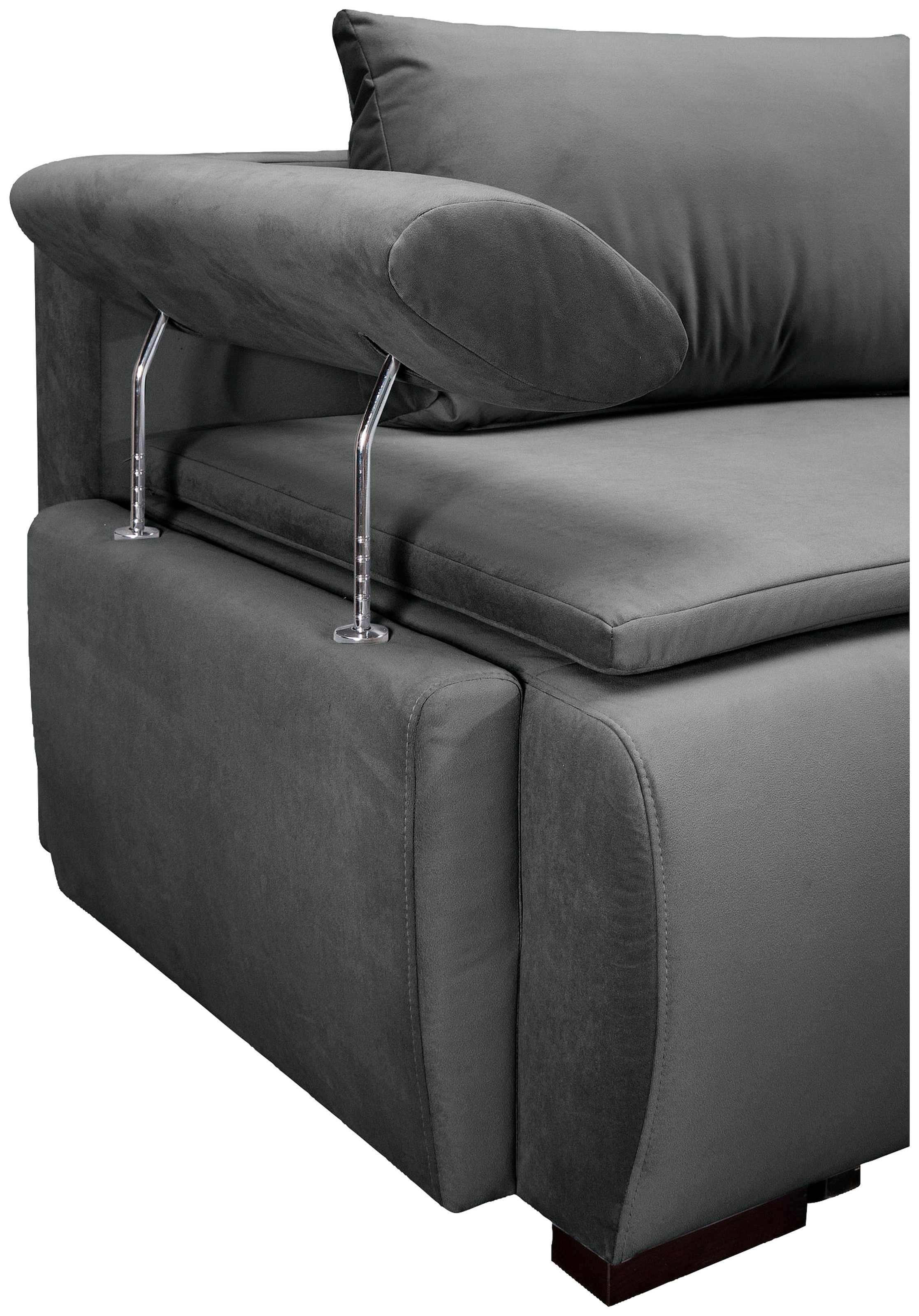 INOSIGN Schlafsofa »Romeo«, mit Boxspringaufbau, Bettfunktion & Bettkasten, Dauerschlafsofa