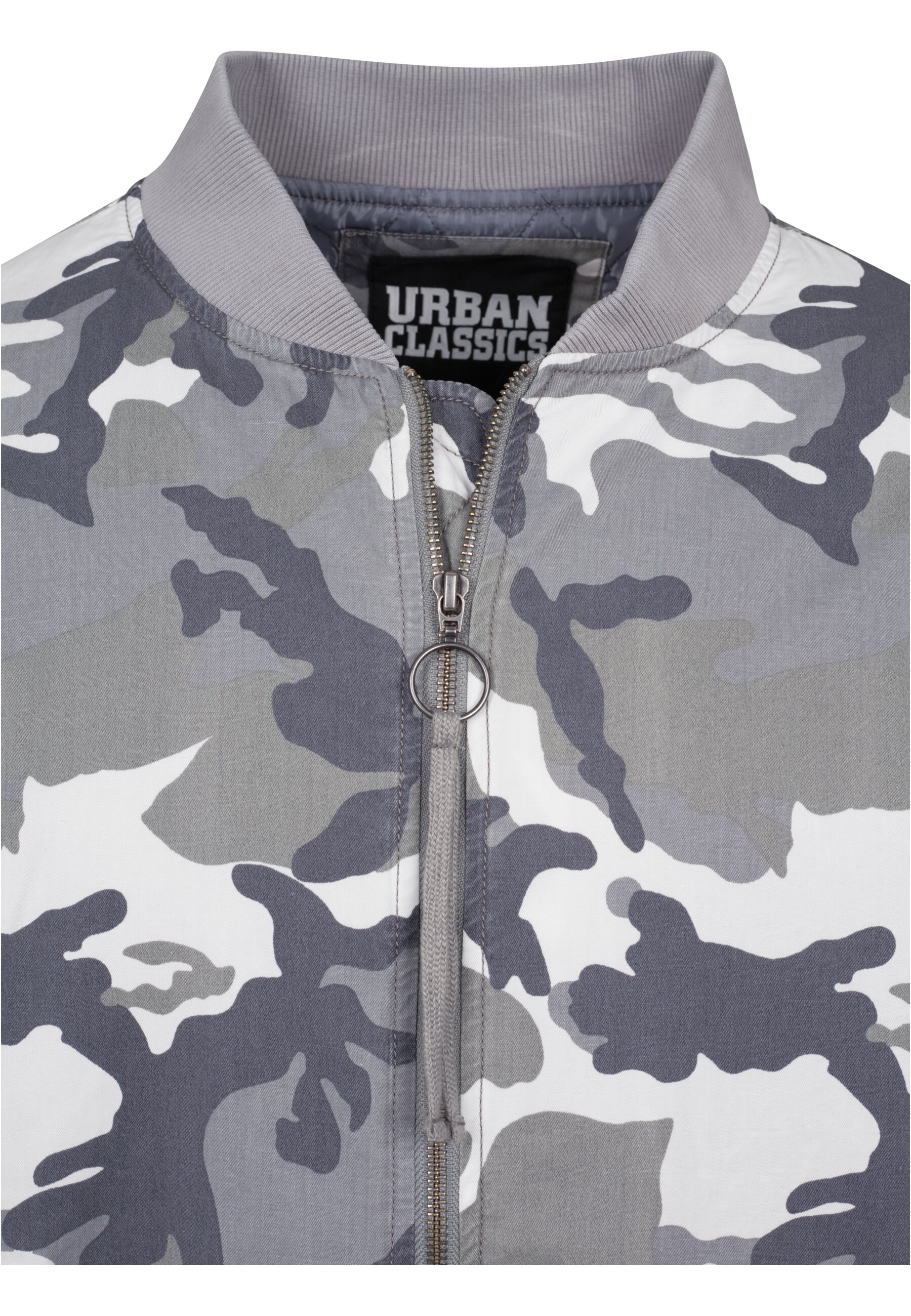 URBAN CLASSICS Bomberjacke »Urban Classics Herren Vintage Camo Cotton Bomber Jacket«, (1 St.), ohne Kapuze