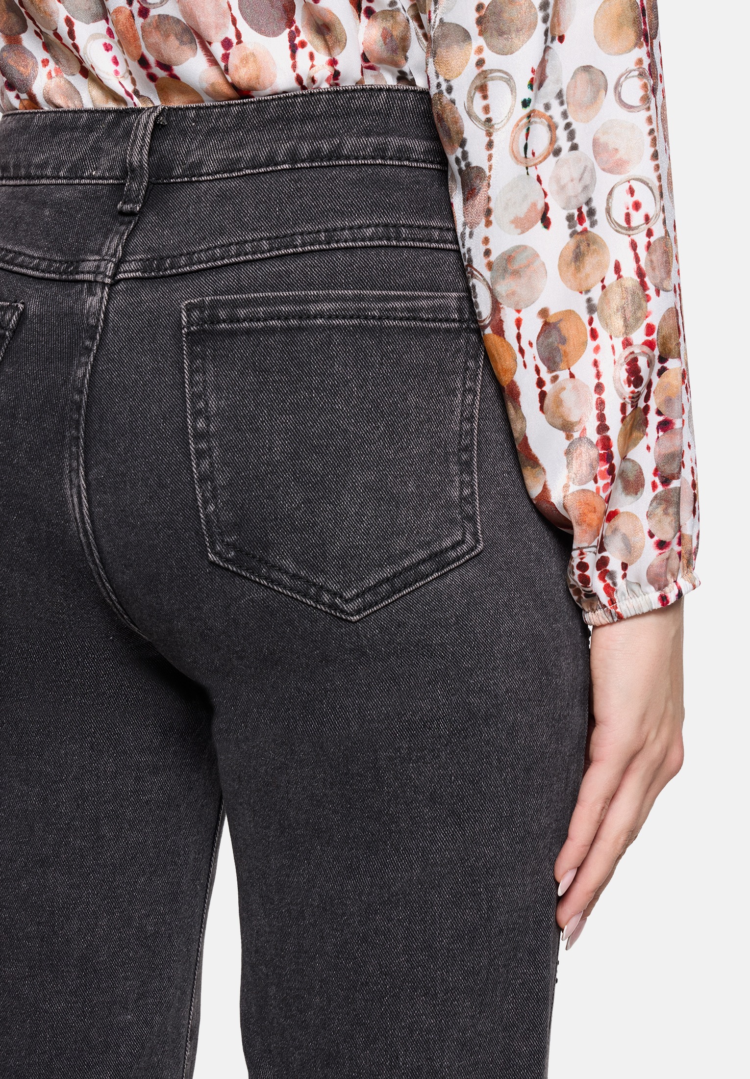 Cartoon Stretch-Jeans »Damen mit Strass«