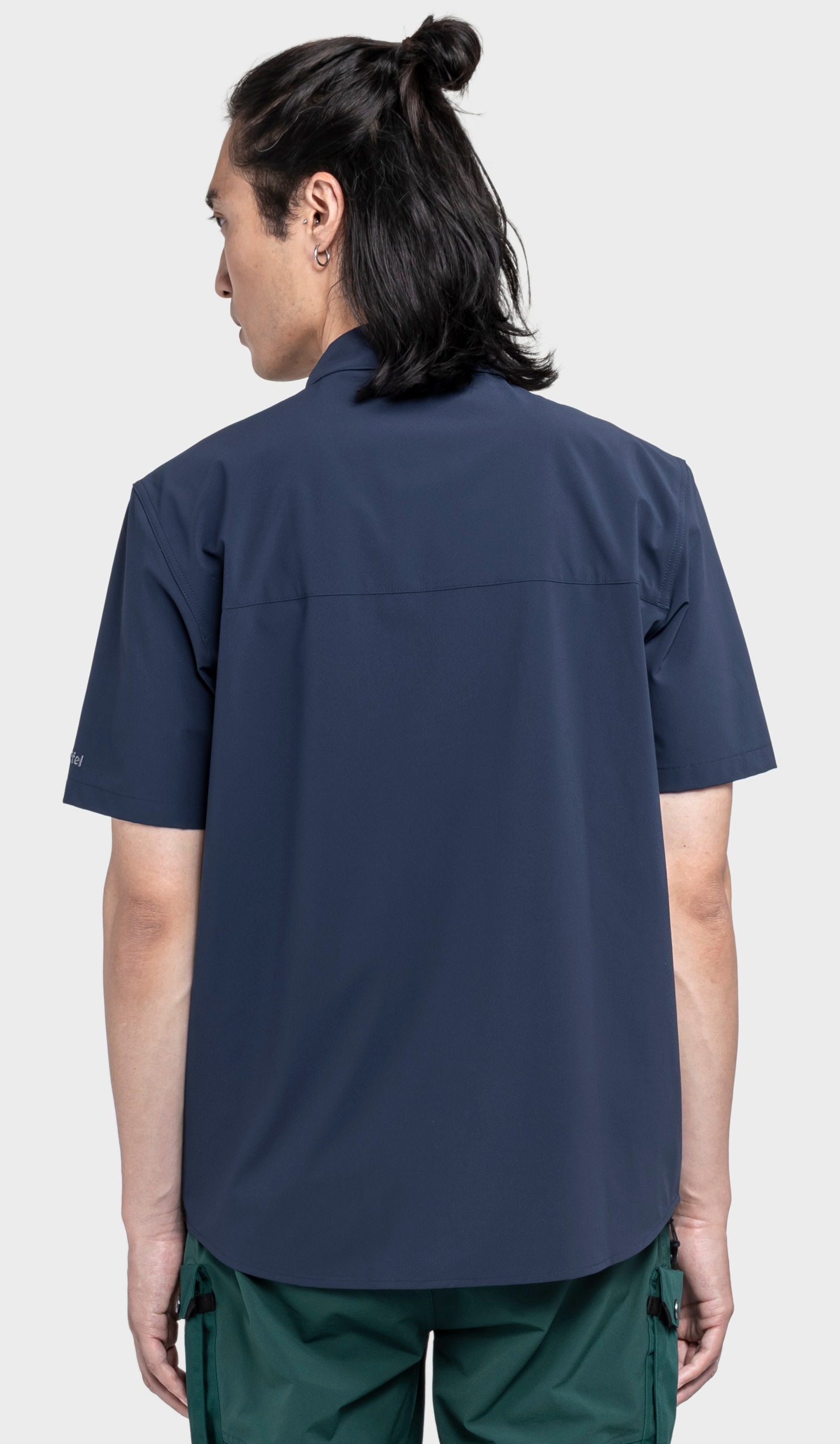 Outdoorhemd SCHÖFFEL "Shirt Style Dooser MEN", Herren, Gr. 56, Normalgrößen, 8820, blau, Oberstoff: 85% Polyester, 15% Elasthan, V-Ausschnitt, Hemden 5