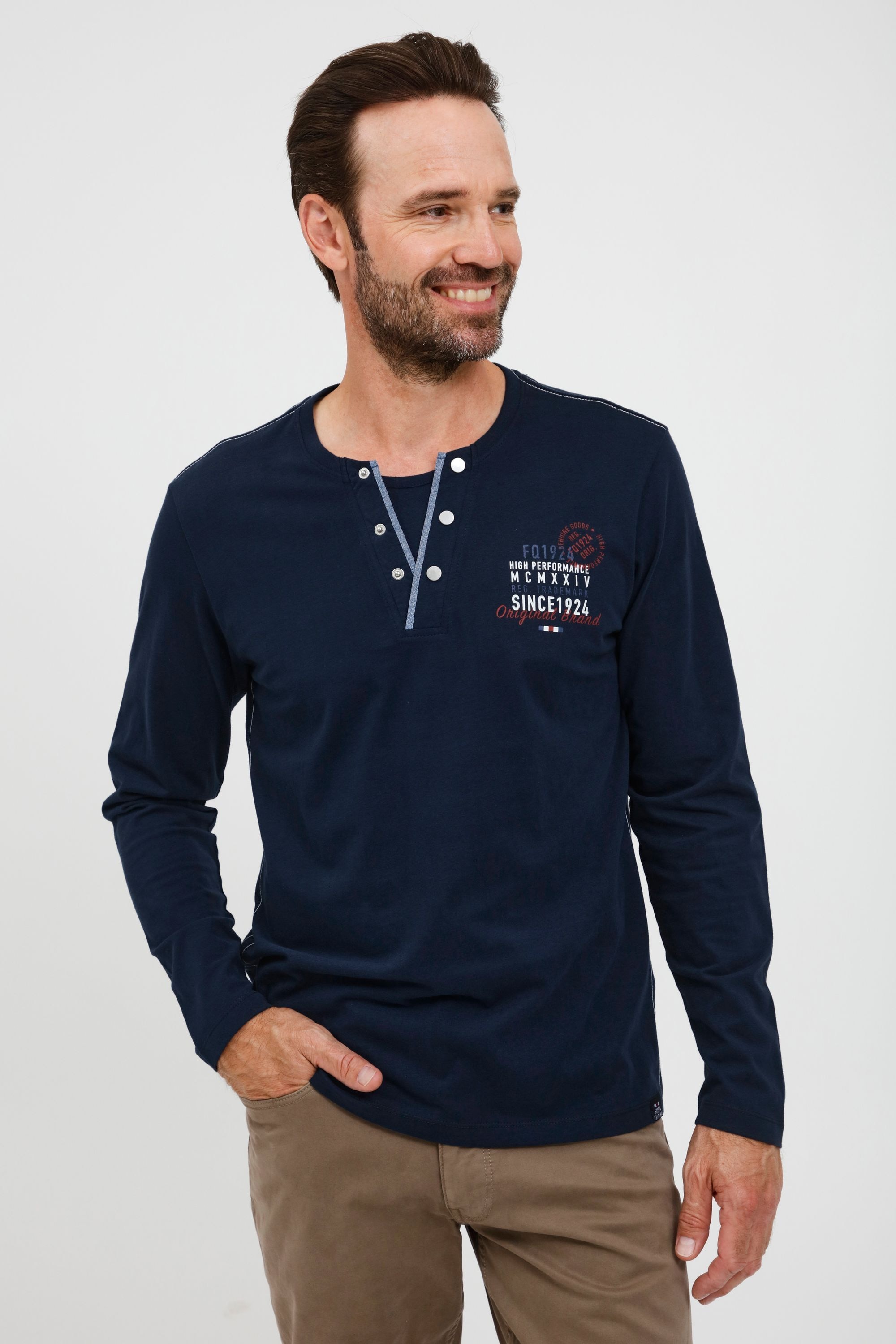 FQ1924 Henleyshirt »Henleyshirt FQRolf«