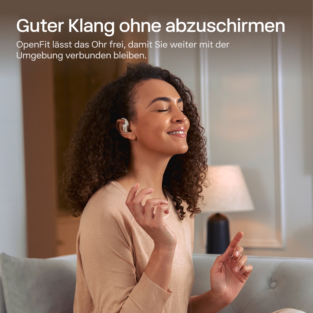 Shokz Open-Ear-Kopfhörer »OpenFit + Case«