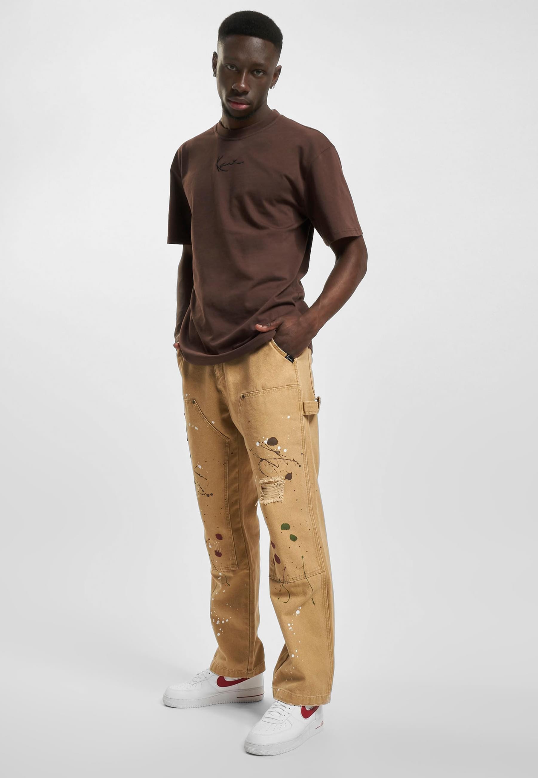 Karl Kani Cargohose »Karl Kani OG Paintsplatter Cargo Pants«, (1 tlg.)
