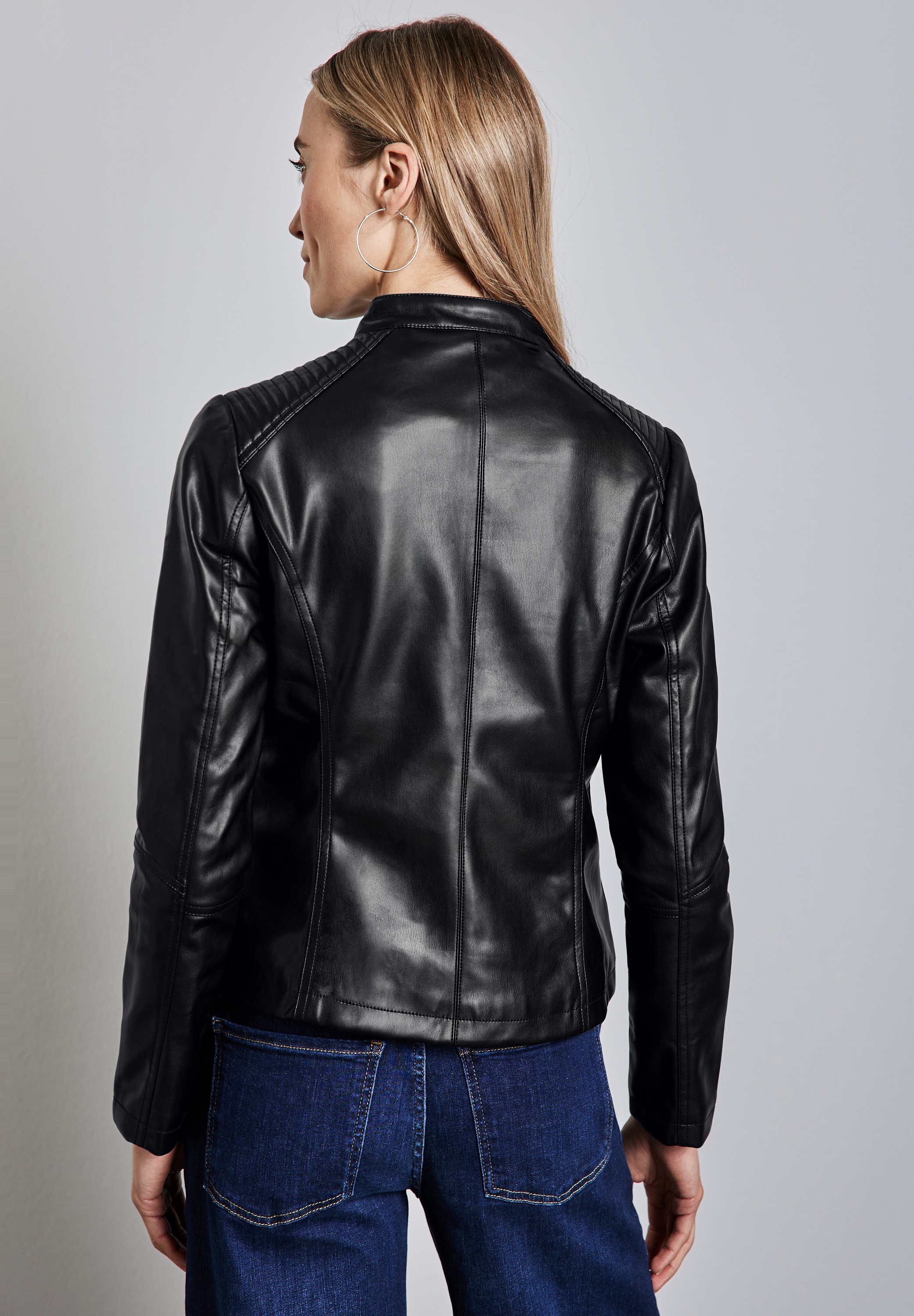 STREET ONE Bikerjacke, ohne Kapuze, mit Stehkragen günstig online kaufen
