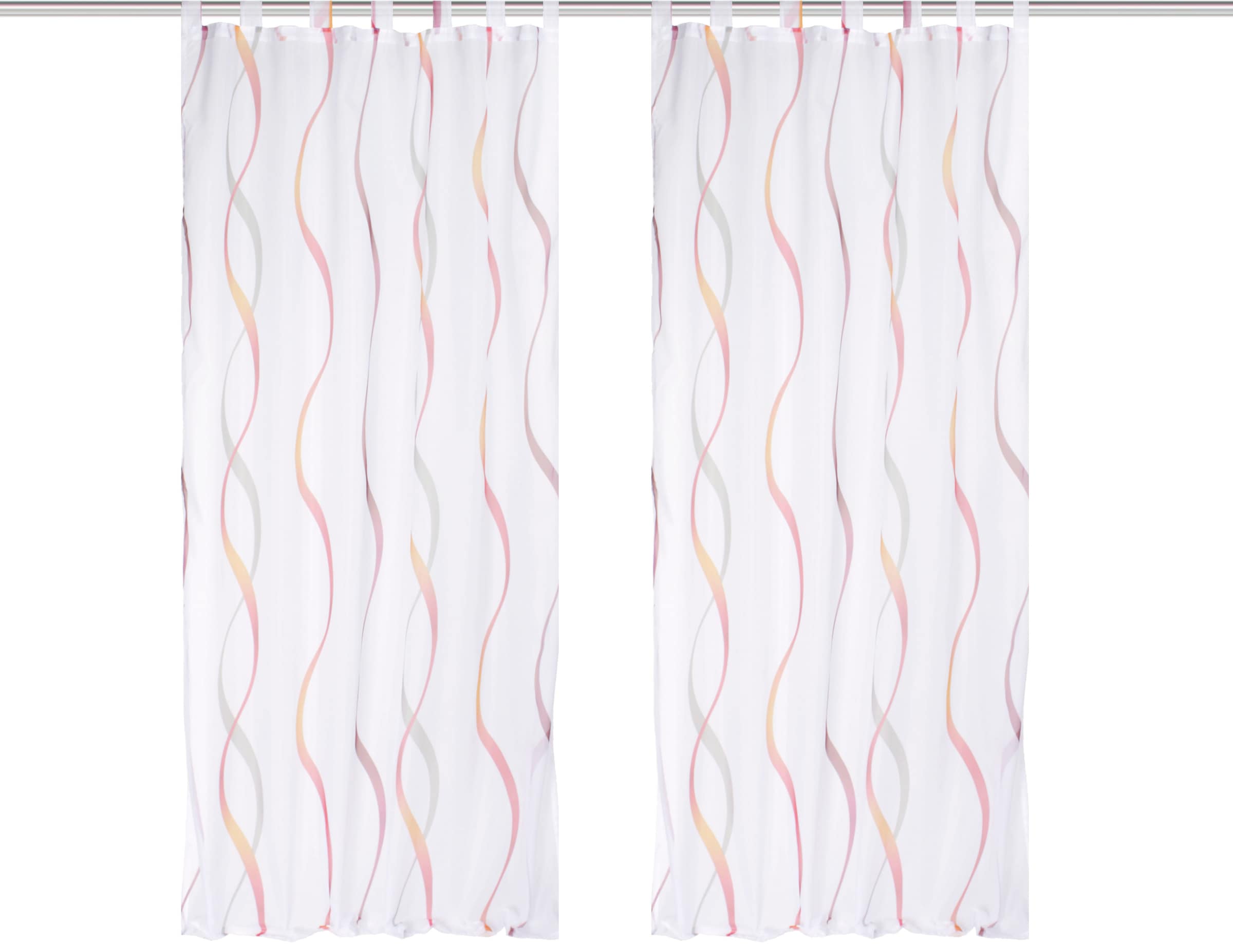 HOME WOHNIDEEN Vorhang "SCHLAUFENSCHAL" Schlaufen 2 Stk. tlg. 2er Pack Schl günstig online kaufen