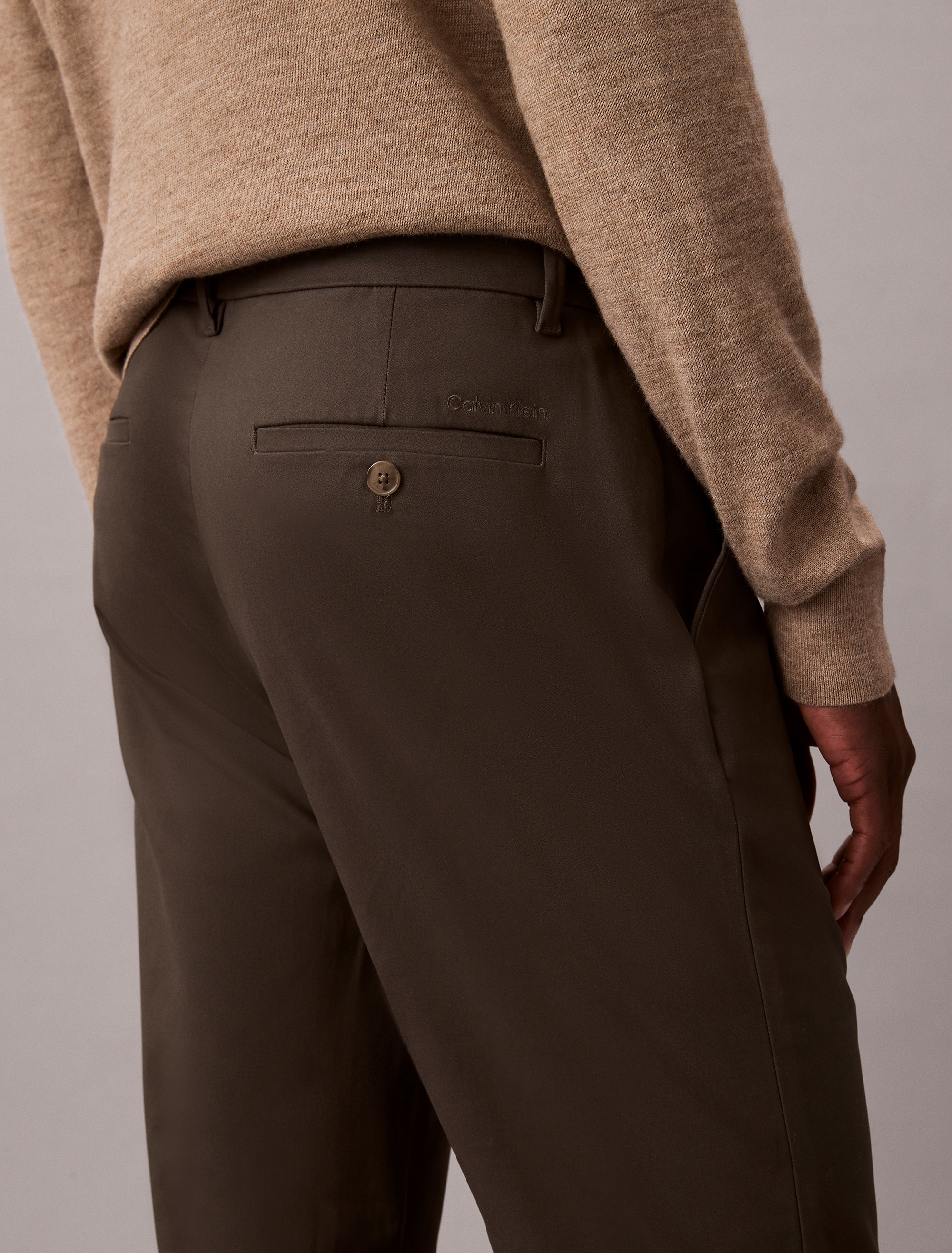 Calvin Klein Chinohose "SLIM SATEEN CHINO TROUSER", slim fit günstig online kaufen